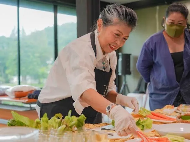 kitchen in The Piano Resort Khaoyai
