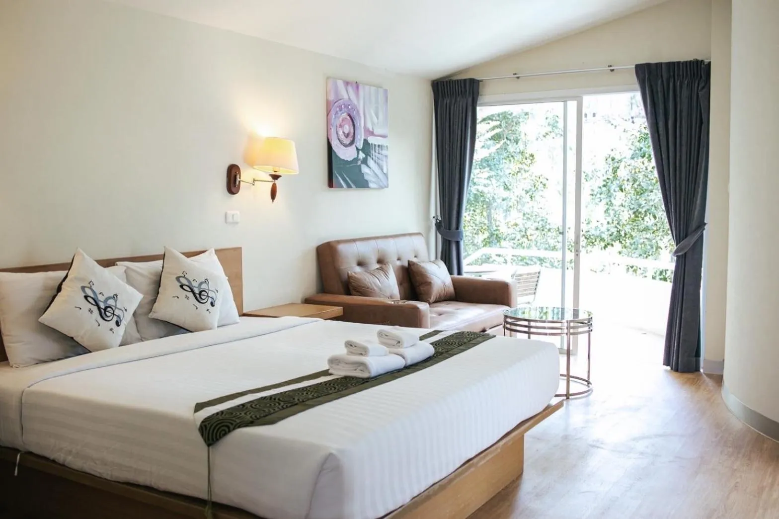 Bed in The Piano Resort Khaoyai