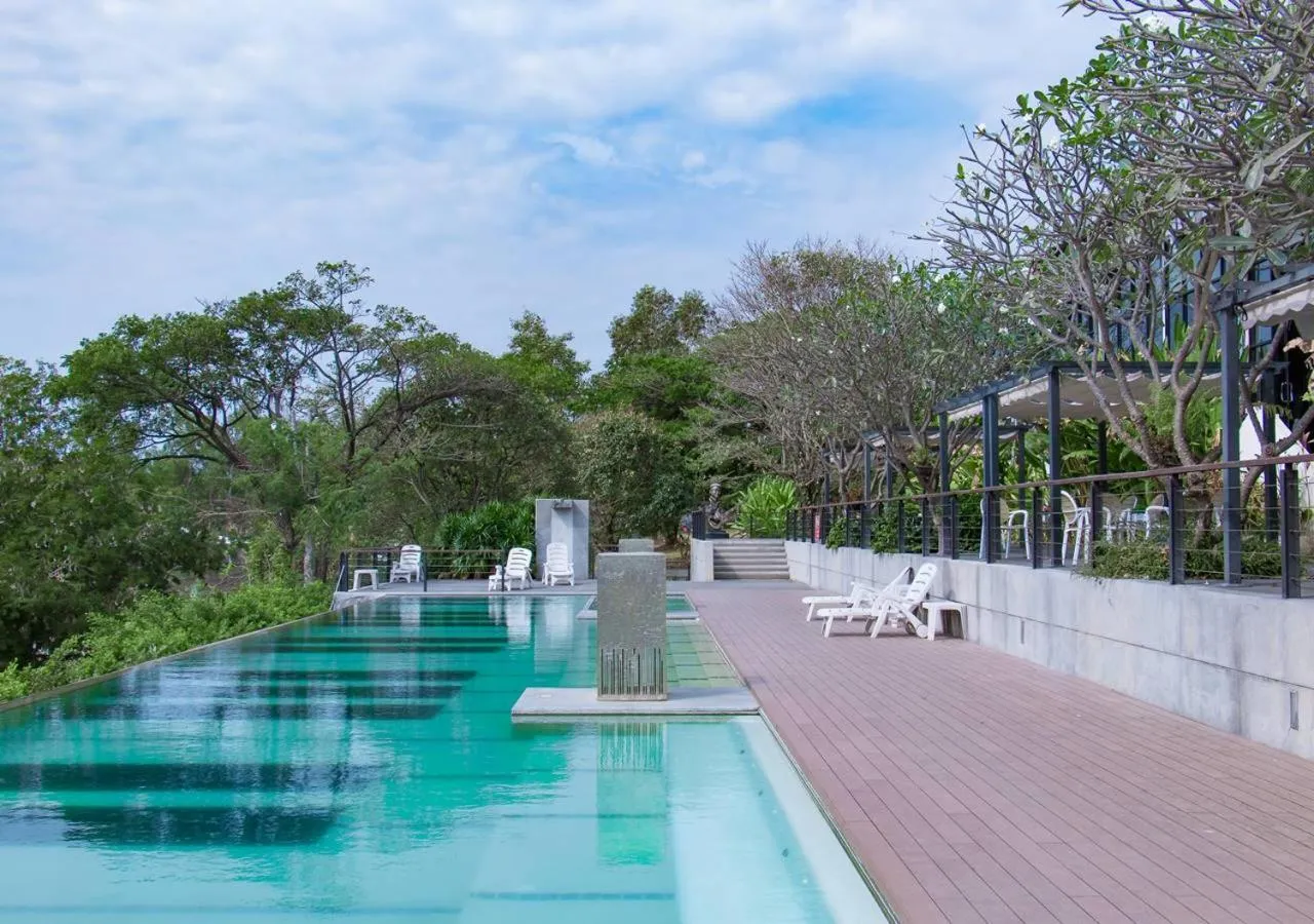 Swimming pool in The Piano Resort Khaoyai