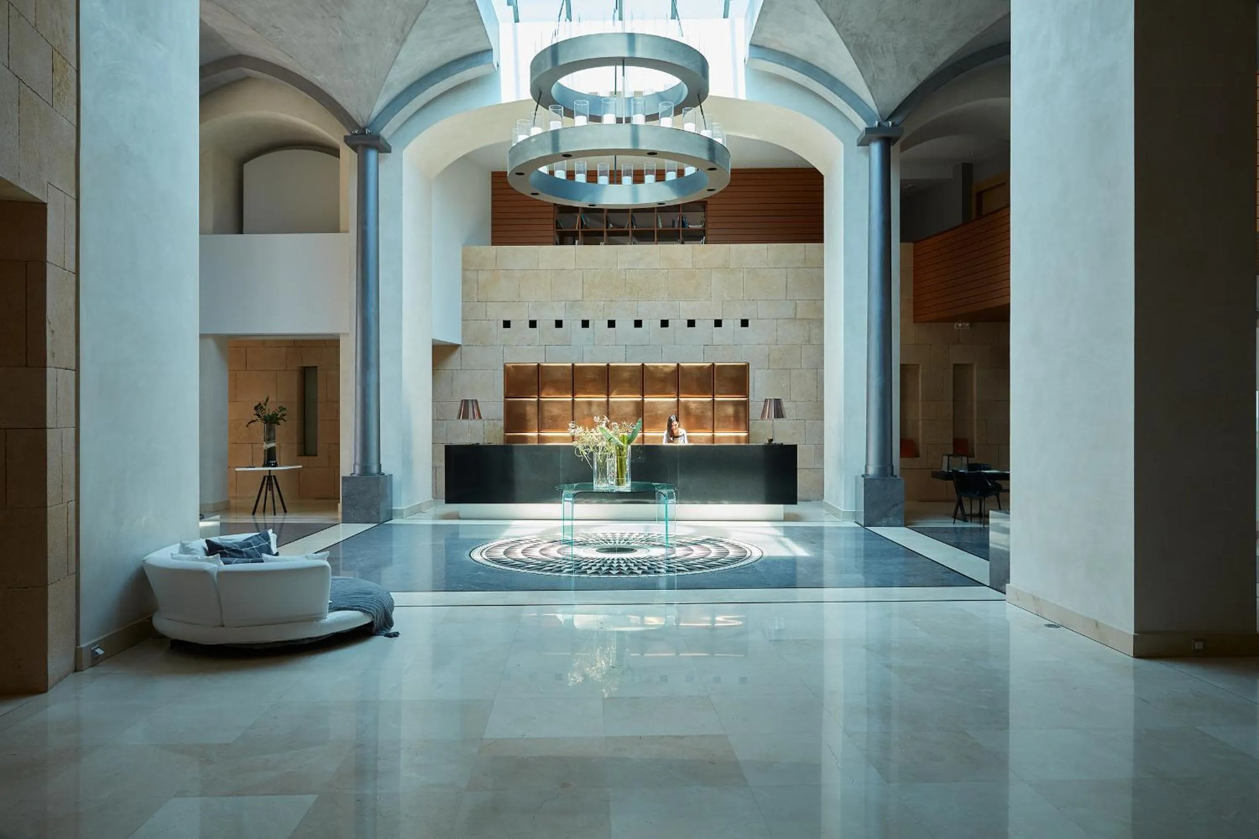 Library in Cavo Olympo Luxury Hotel & Spa - Adult Only