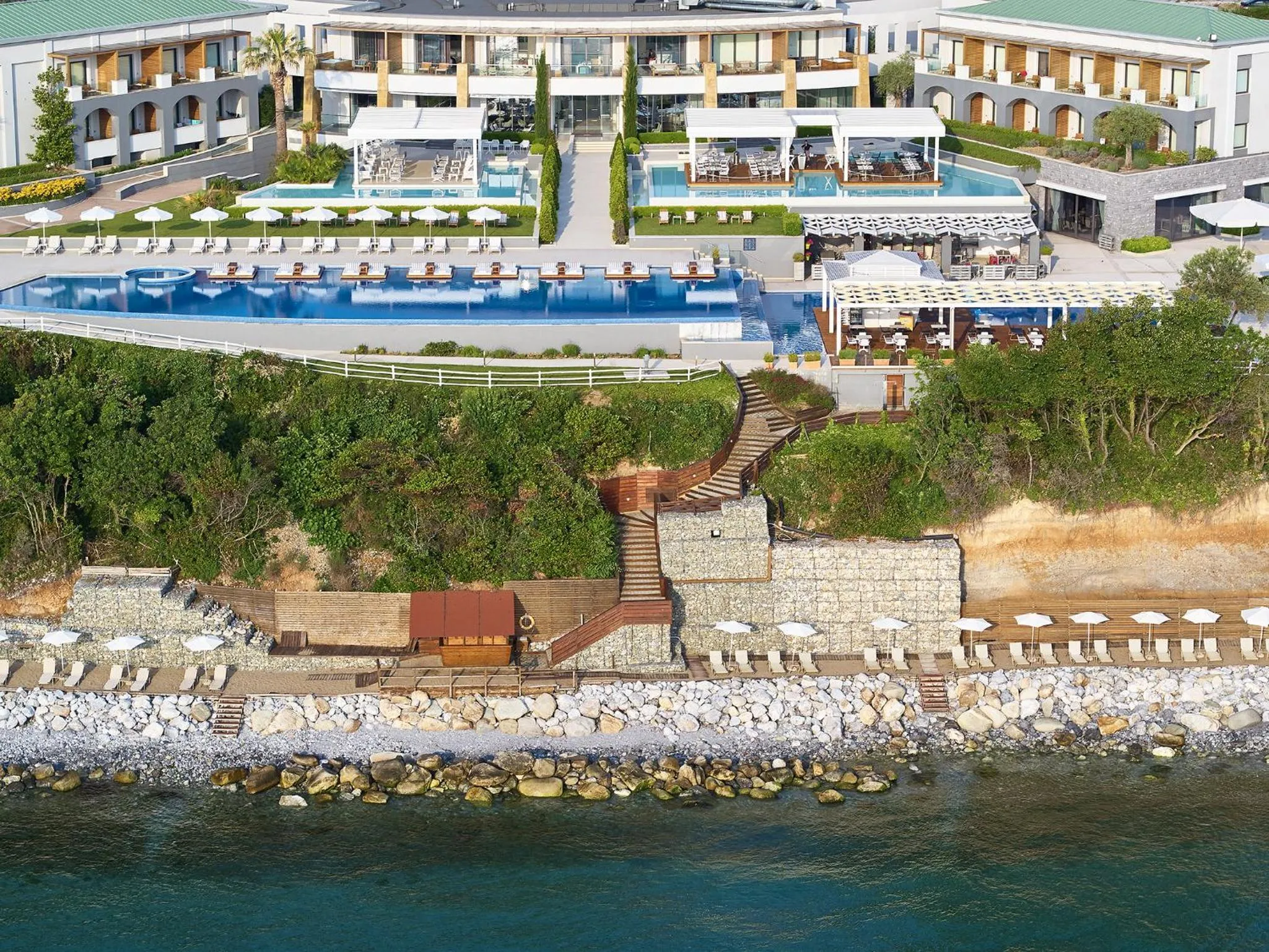 Bird's eye view in Cavo Olympo Luxury Hotel & Spa - Adult Only