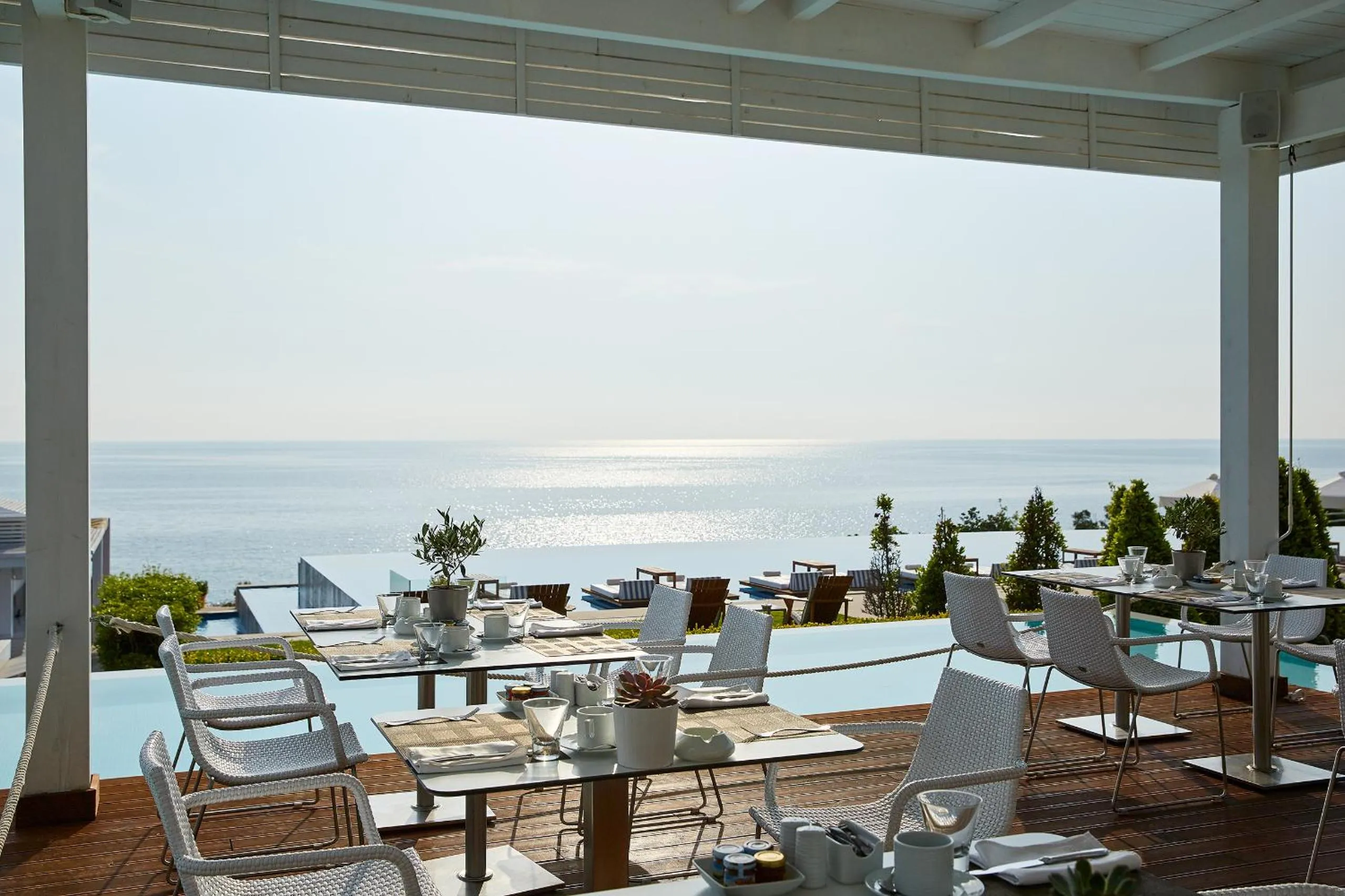 Patio in Cavo Olympo Luxury Hotel & Spa - Adult Only