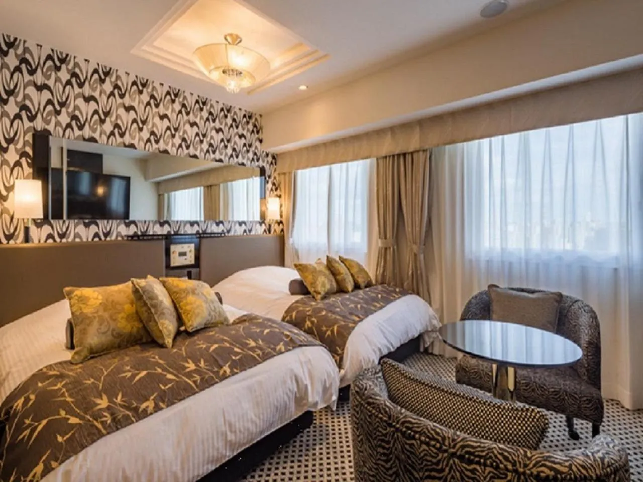 Bed in APA Hotel TKP Sendai Eki Kita