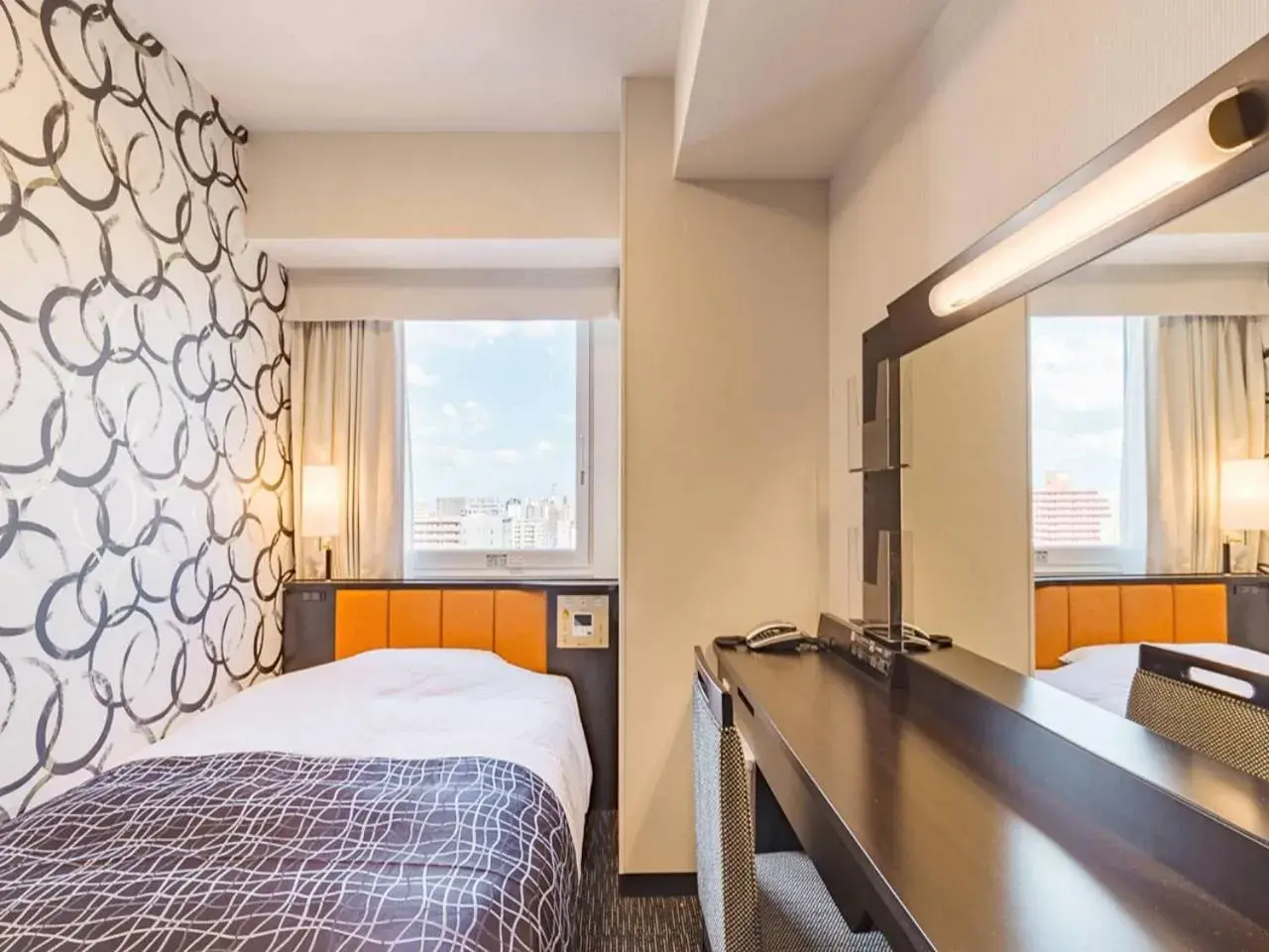 Photo of the whole room, Bed in APA Hotel TKP Sendai Eki Kita Photo of the whole room, Bed in APA Hotel TKP Sendai Eki Kita