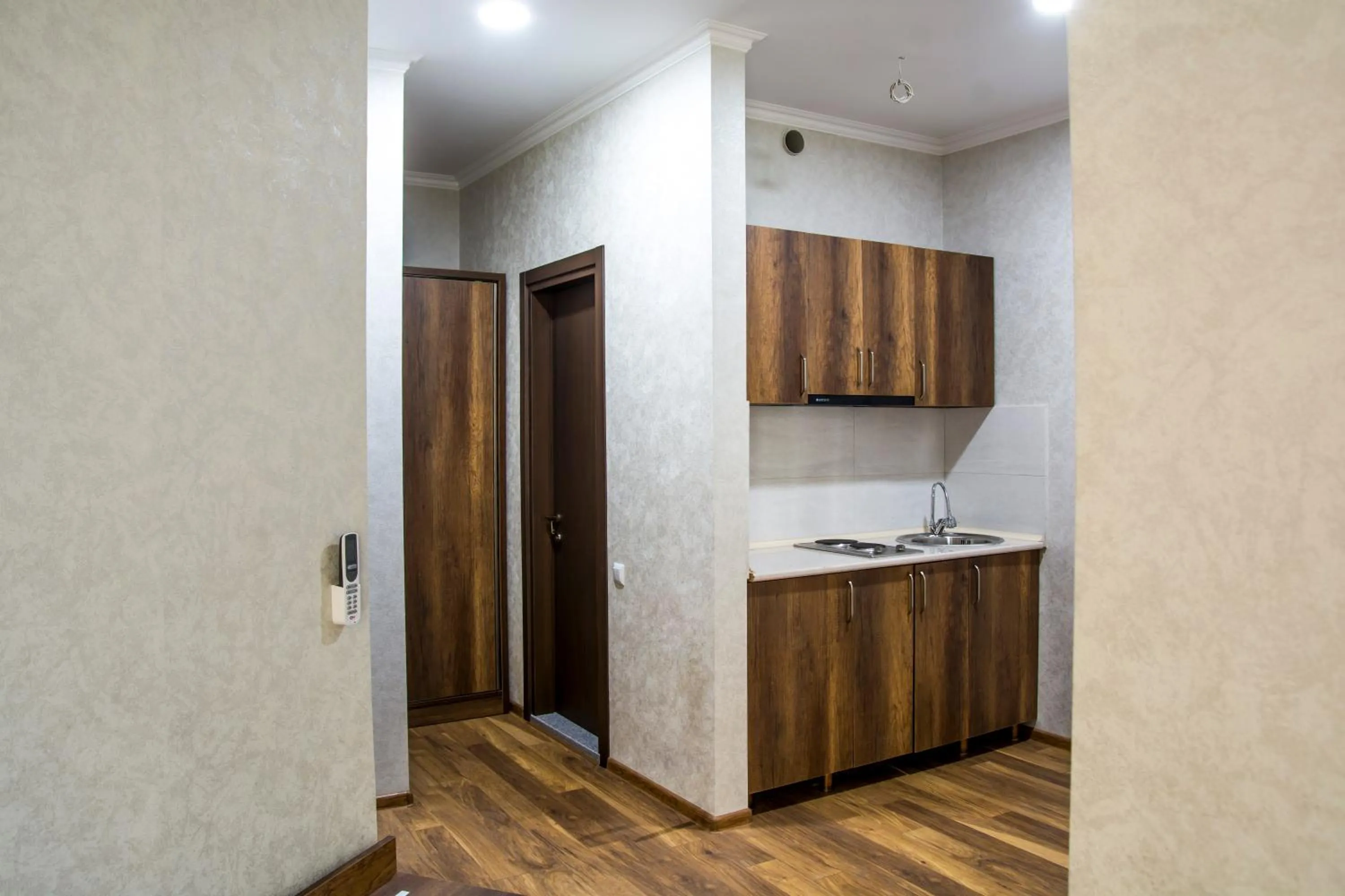 Kitchen or kitchenette in Hotel Absolut