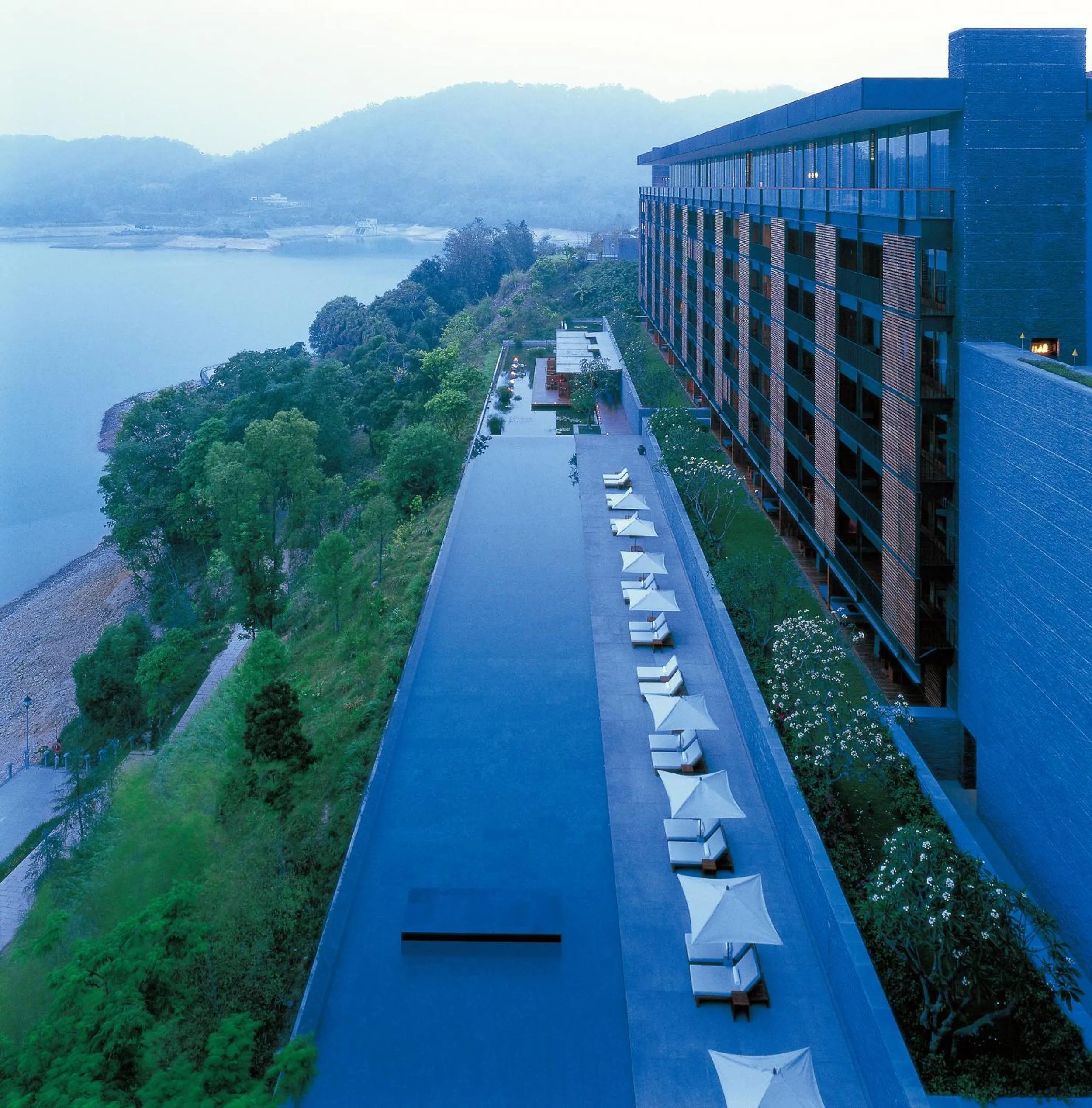 Swimming pool in The Lalu Sun Moon Lake