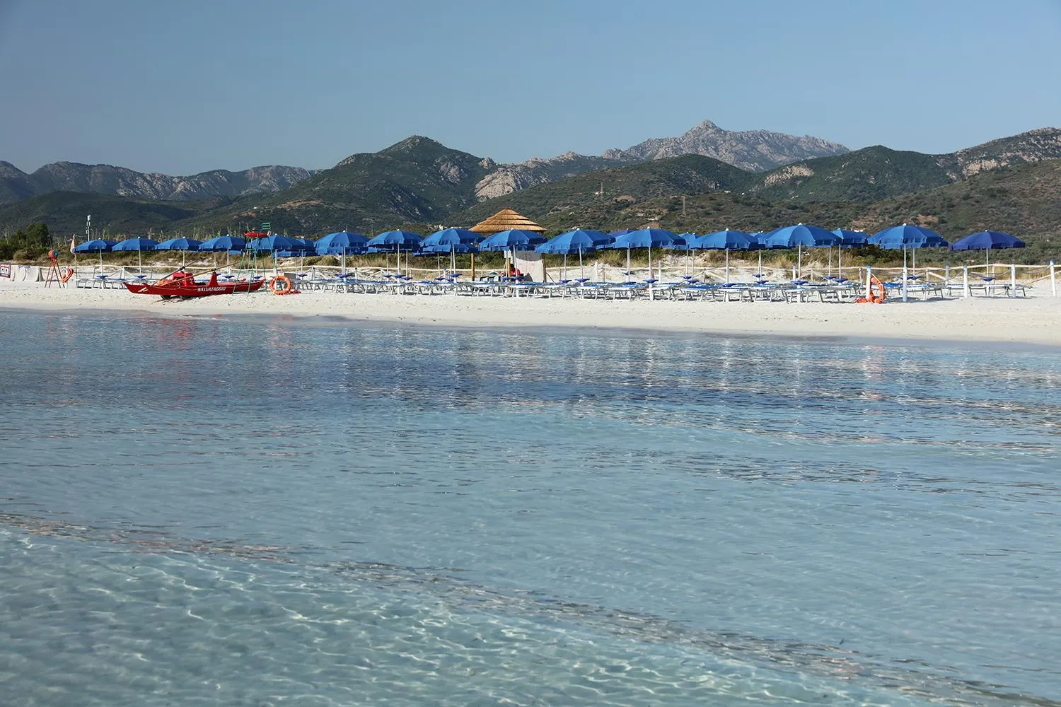 Beach in Hotel Le Mimose