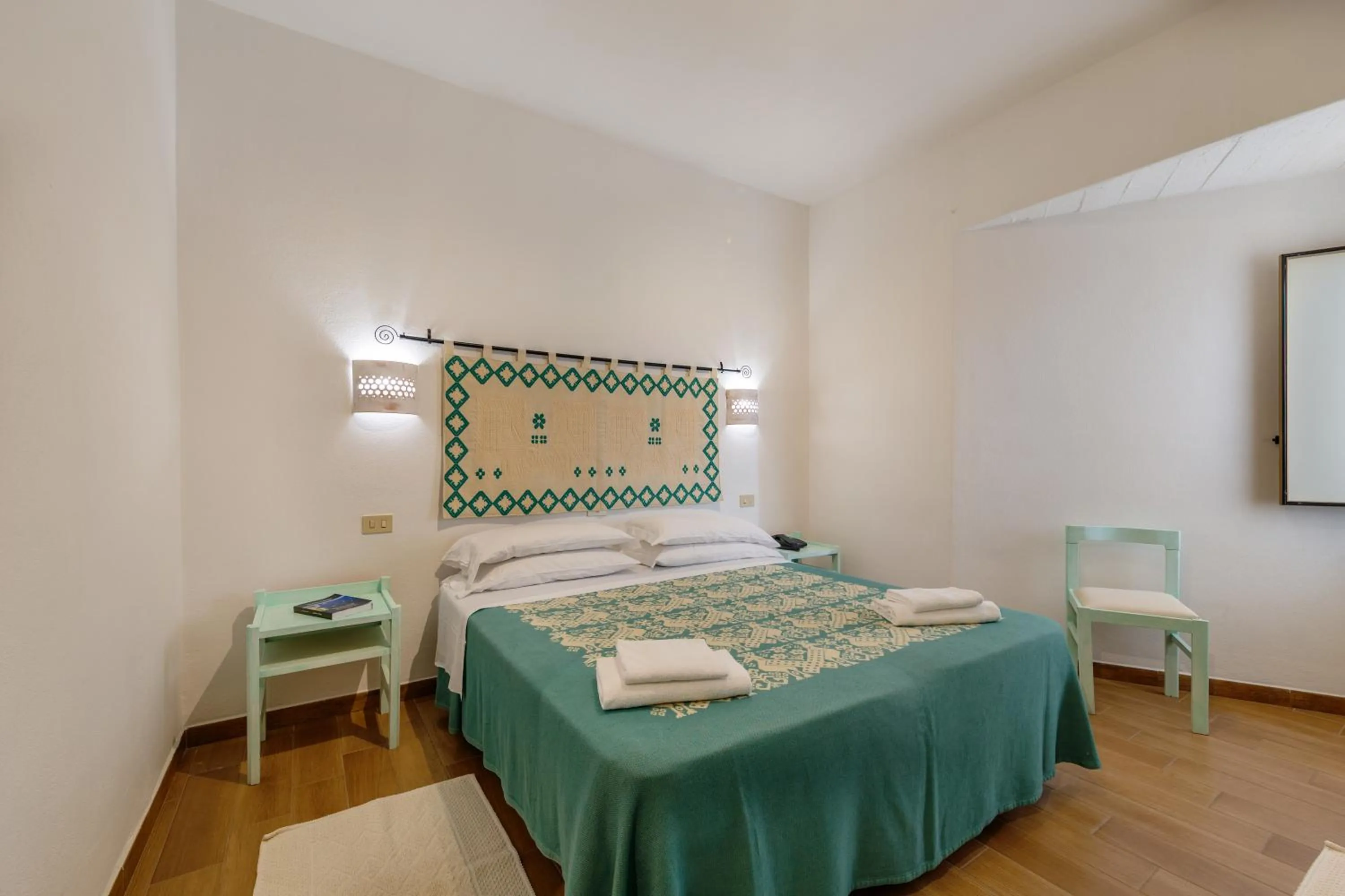 Bedroom, Bed in Hotel Le Mimose