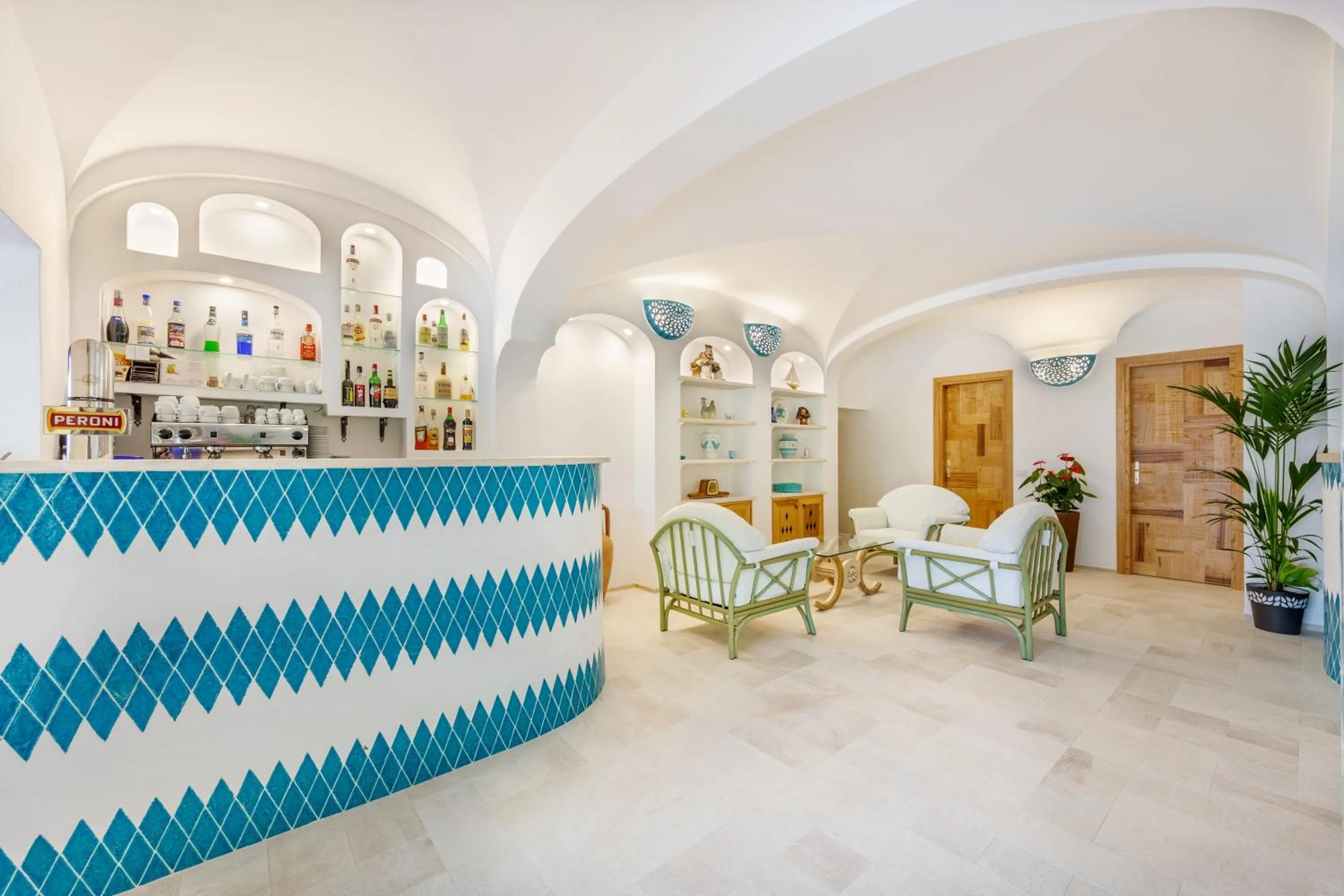 Lobby or reception in Hotel Le Mimose