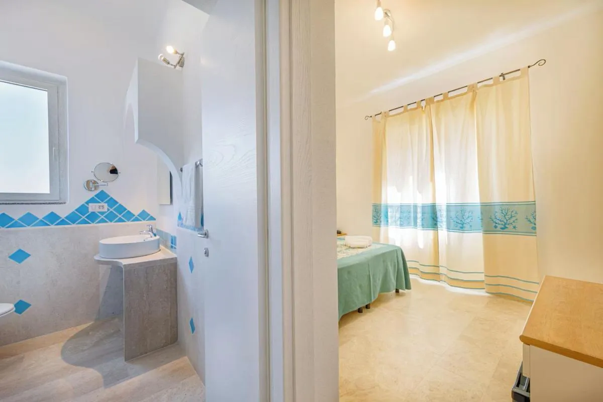 Bed in Hotel Le Mimose