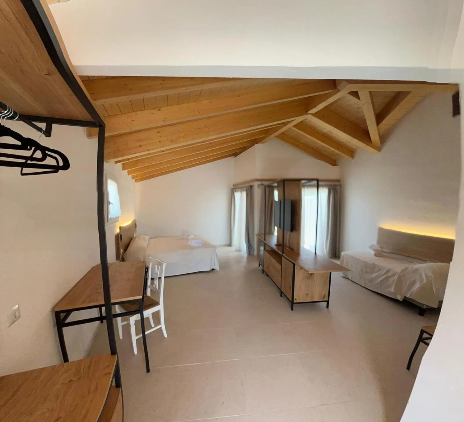 Bed in Hotel Le Mimose