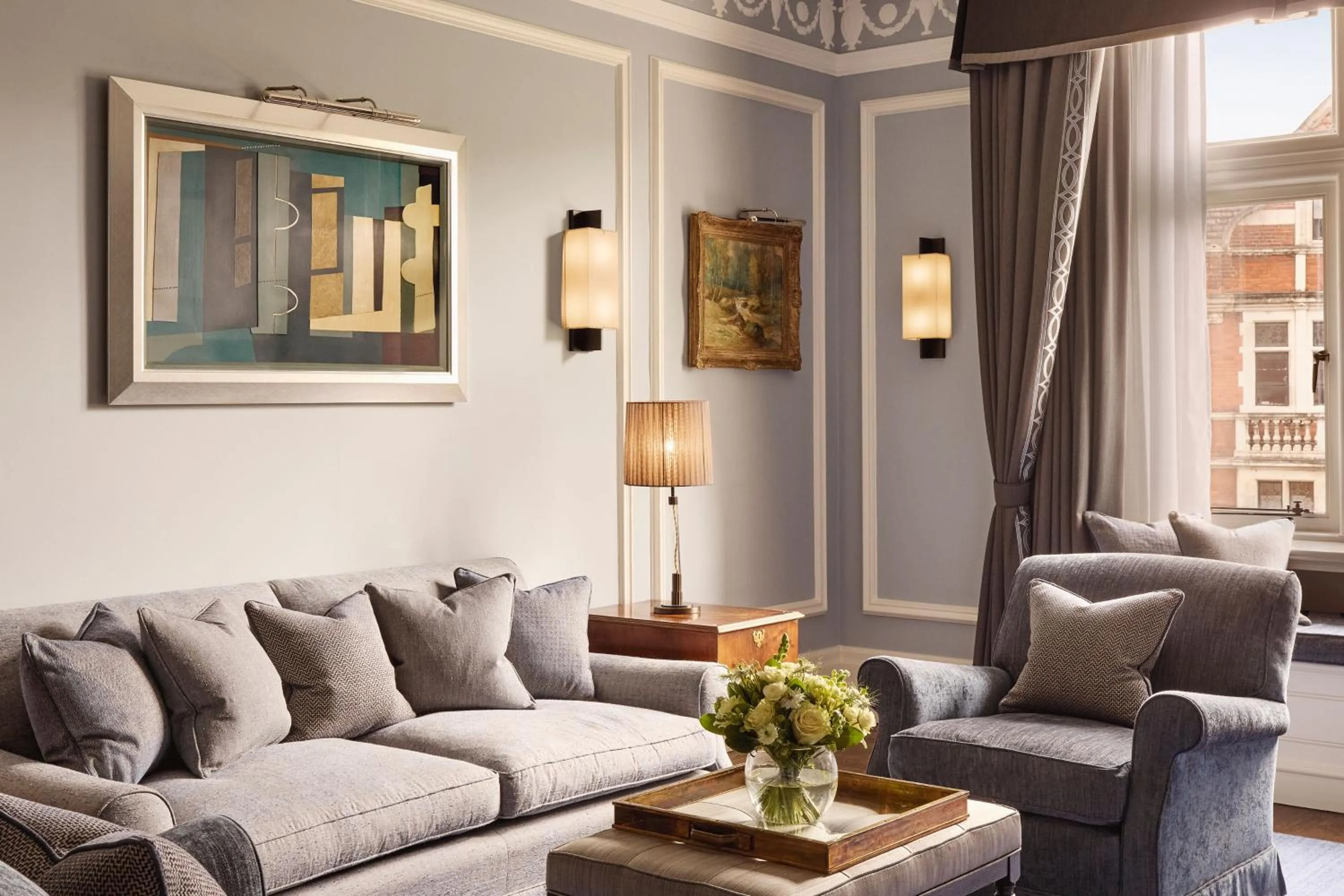 Living room in The Connaught, Maybourne