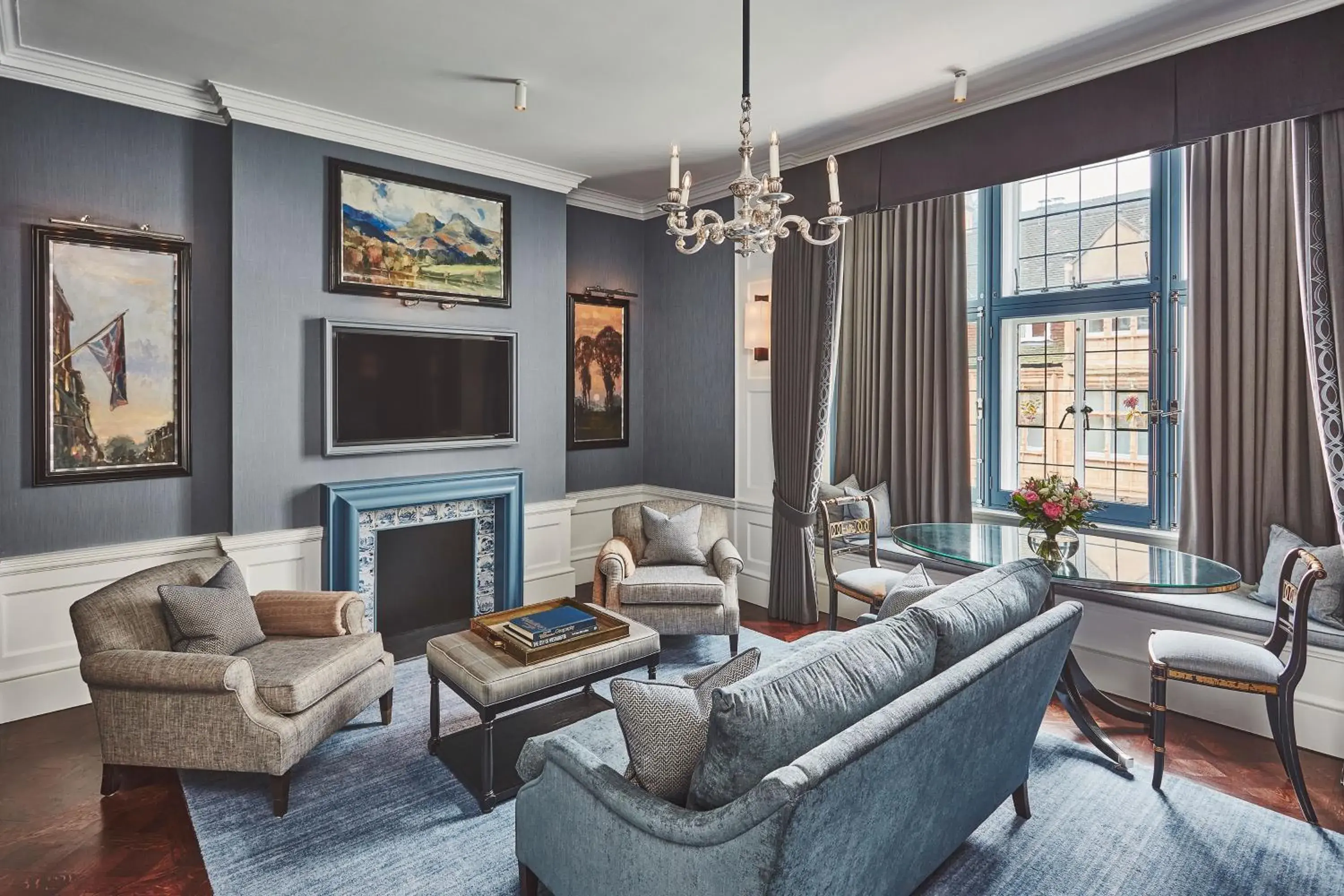 Living room in The Connaught, Maybourne Living room in The Connaught, Maybourne