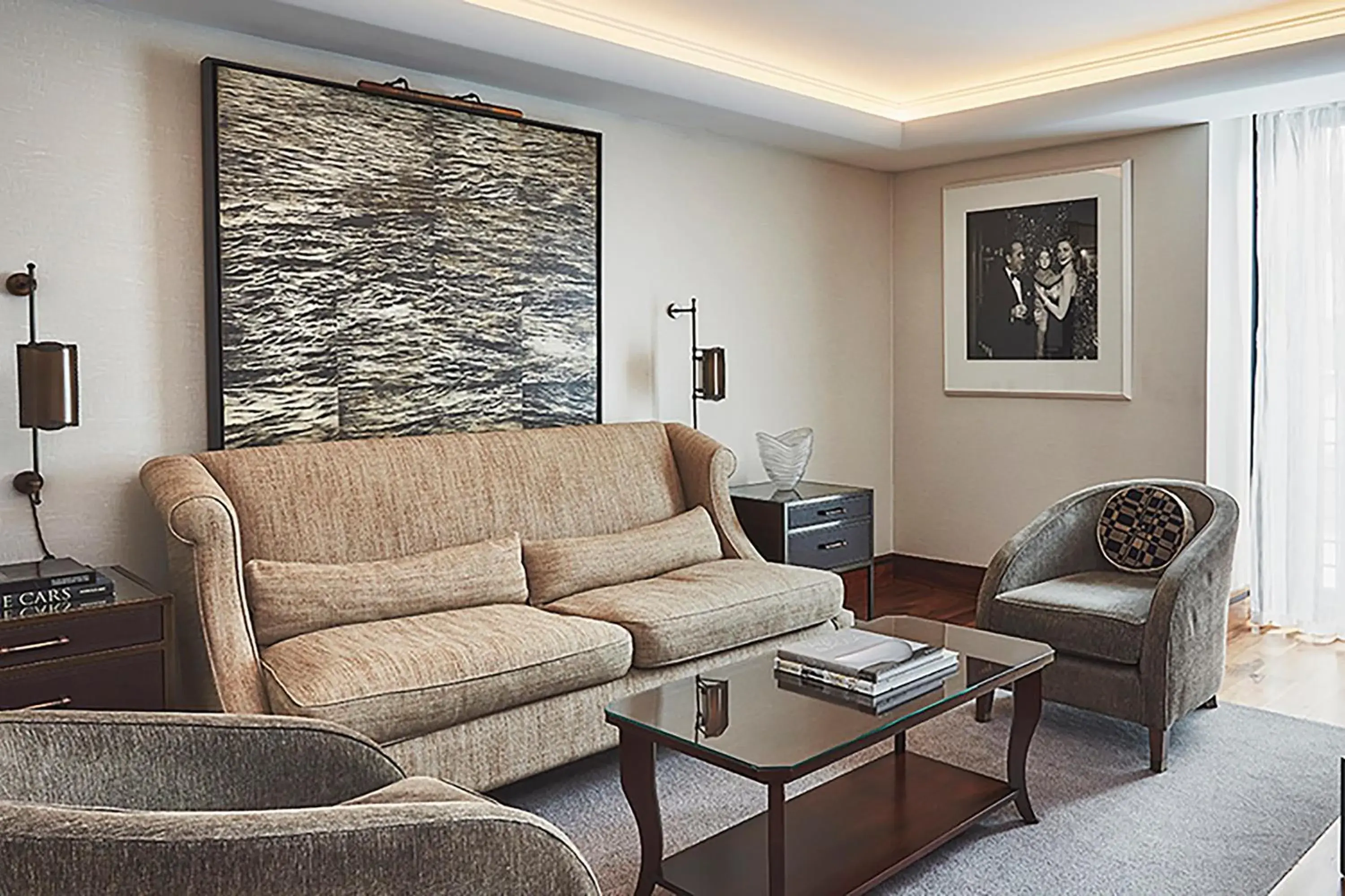 Living room in The Connaught, Maybourne Living room in The Connaught, Maybourne