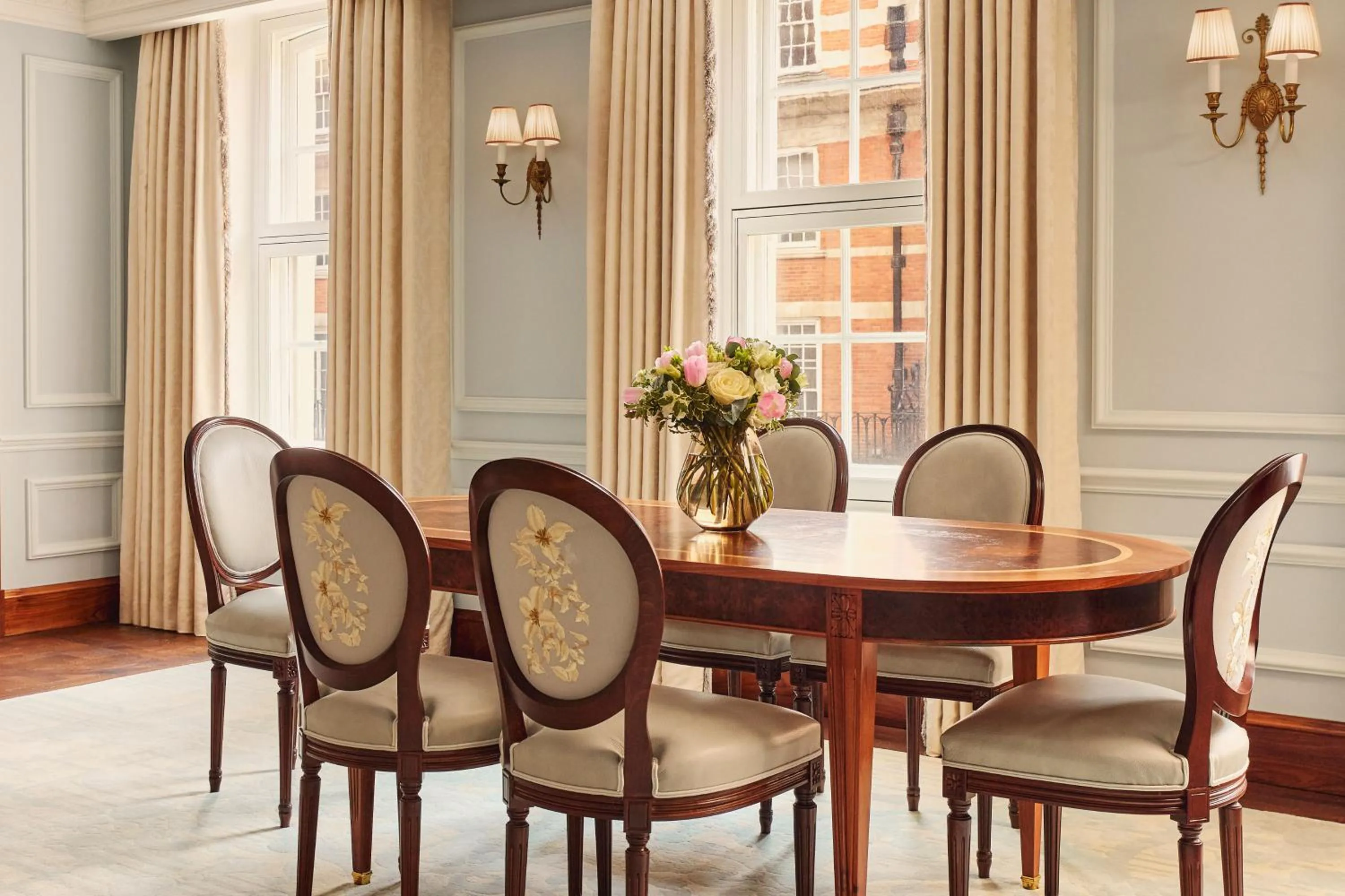 Dining area in Claridge's, Maybourne