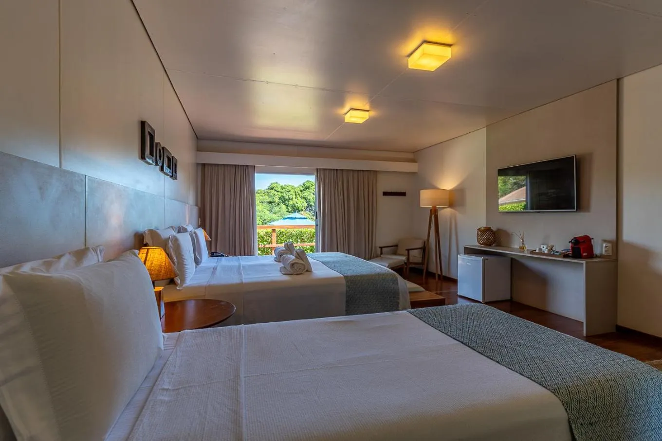 Bedroom, Bed in Pousada Lua Bela