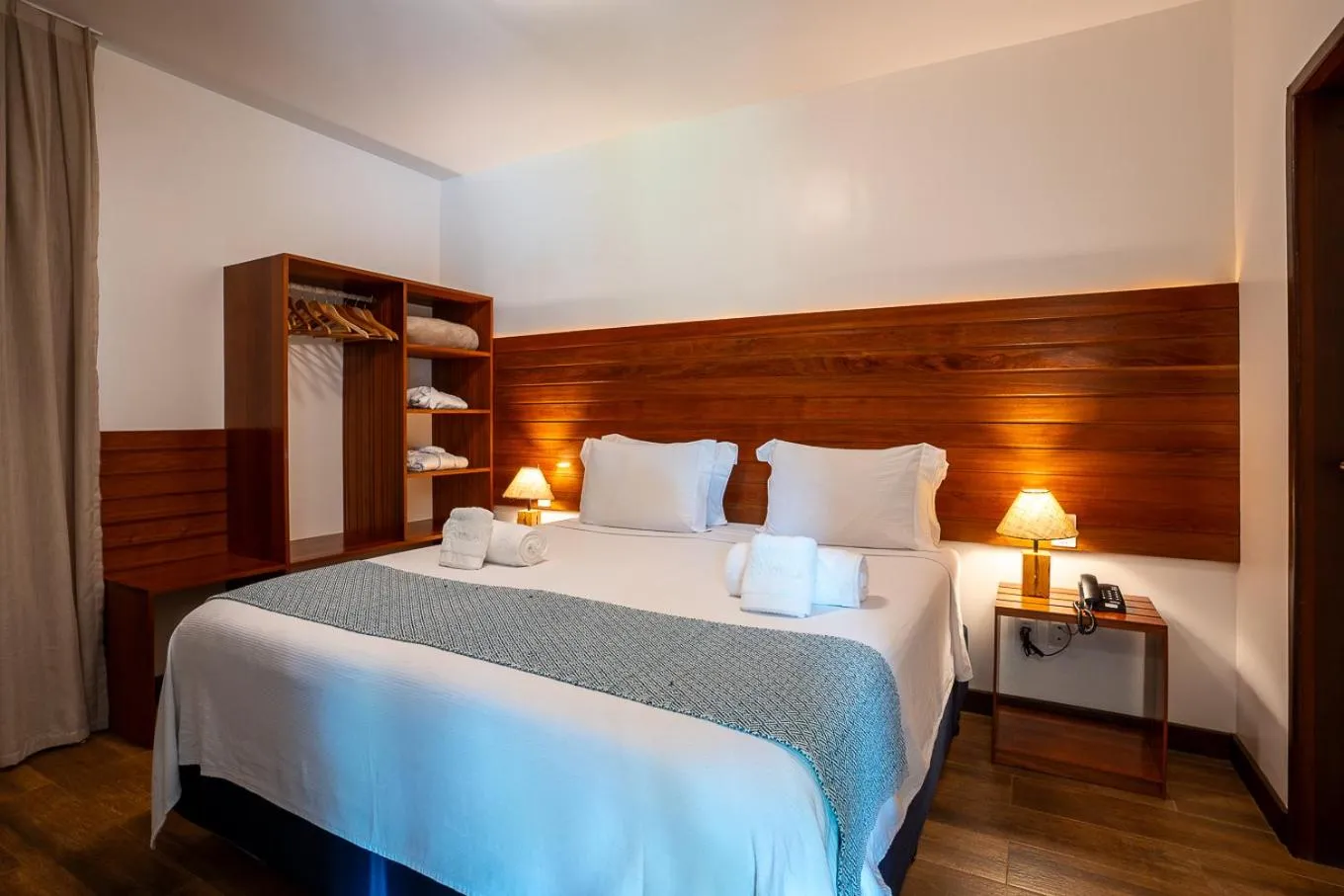 Bed in Pousada Lua Bela