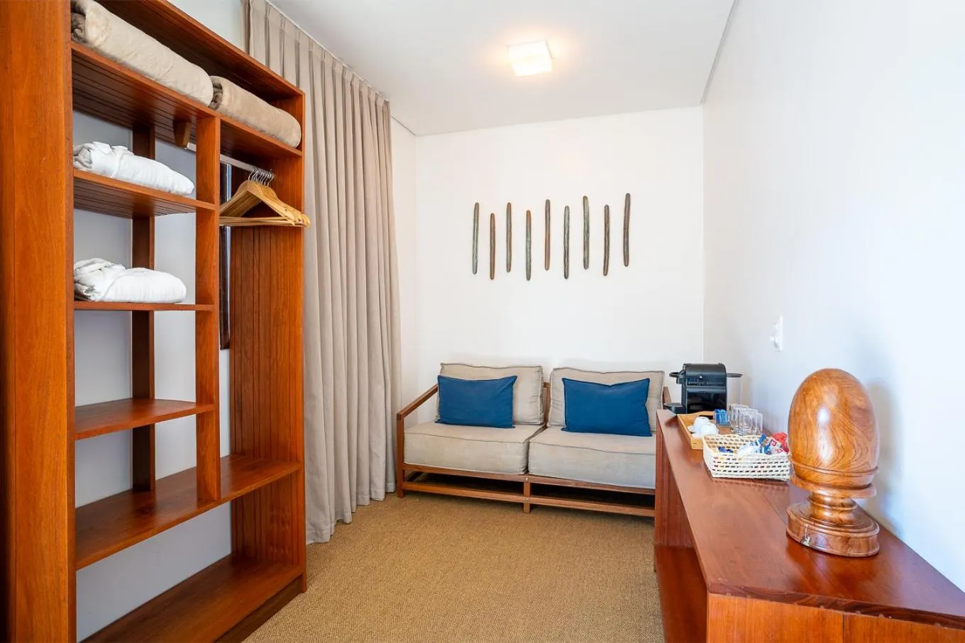 Living room, Bed in Pousada Lua Bela