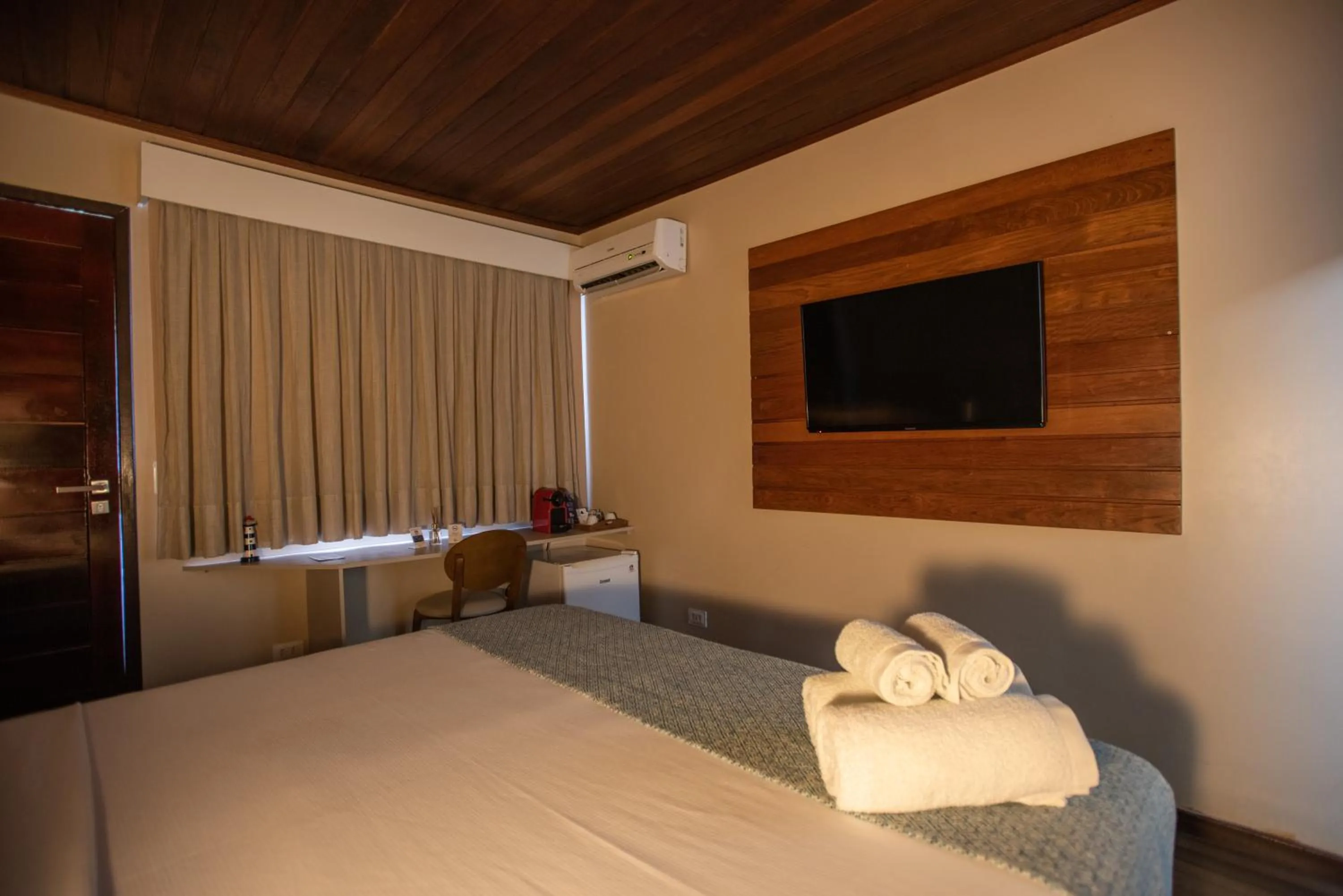 Bed in Pousada Lua Bela