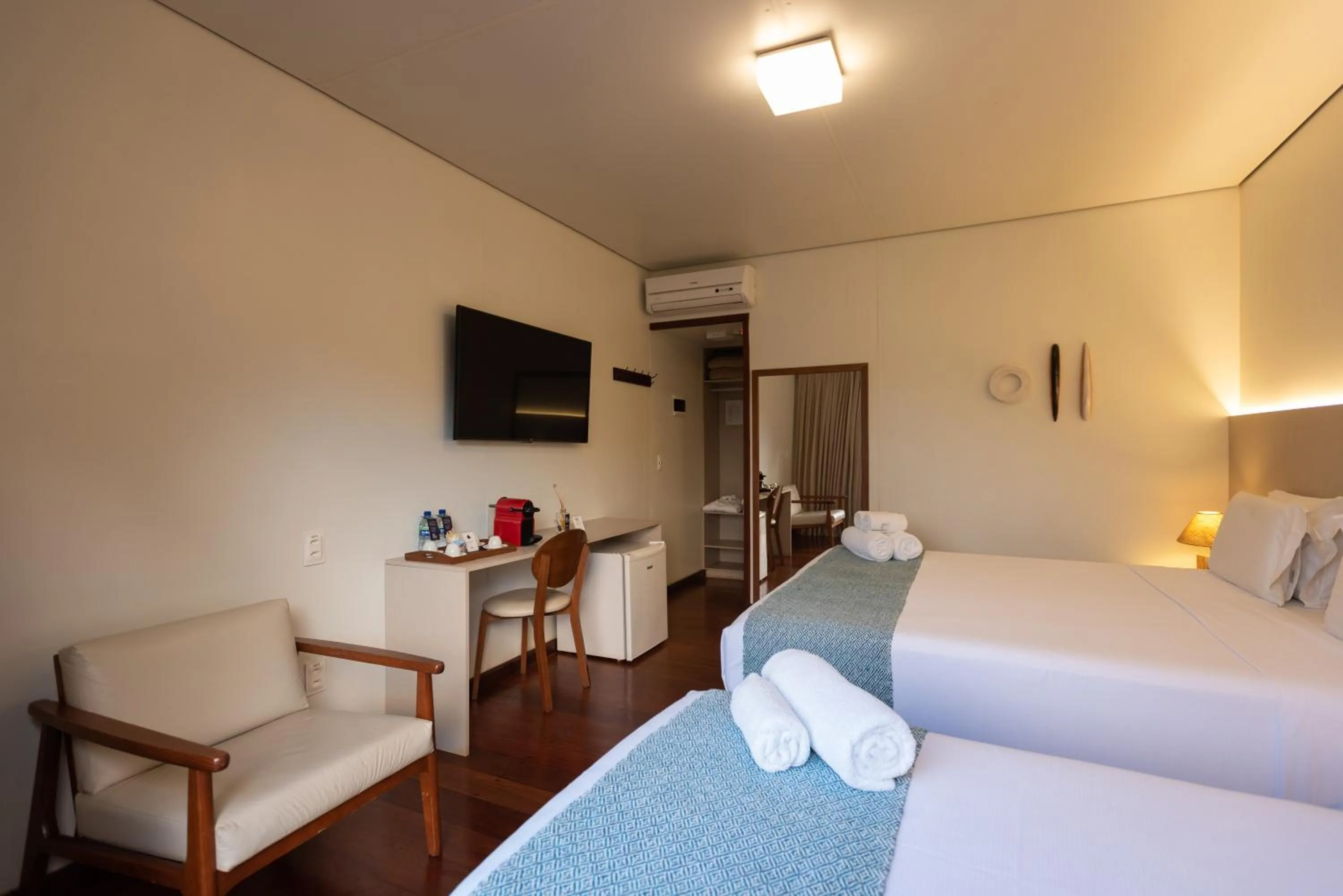 Bed in Pousada Lua Bela