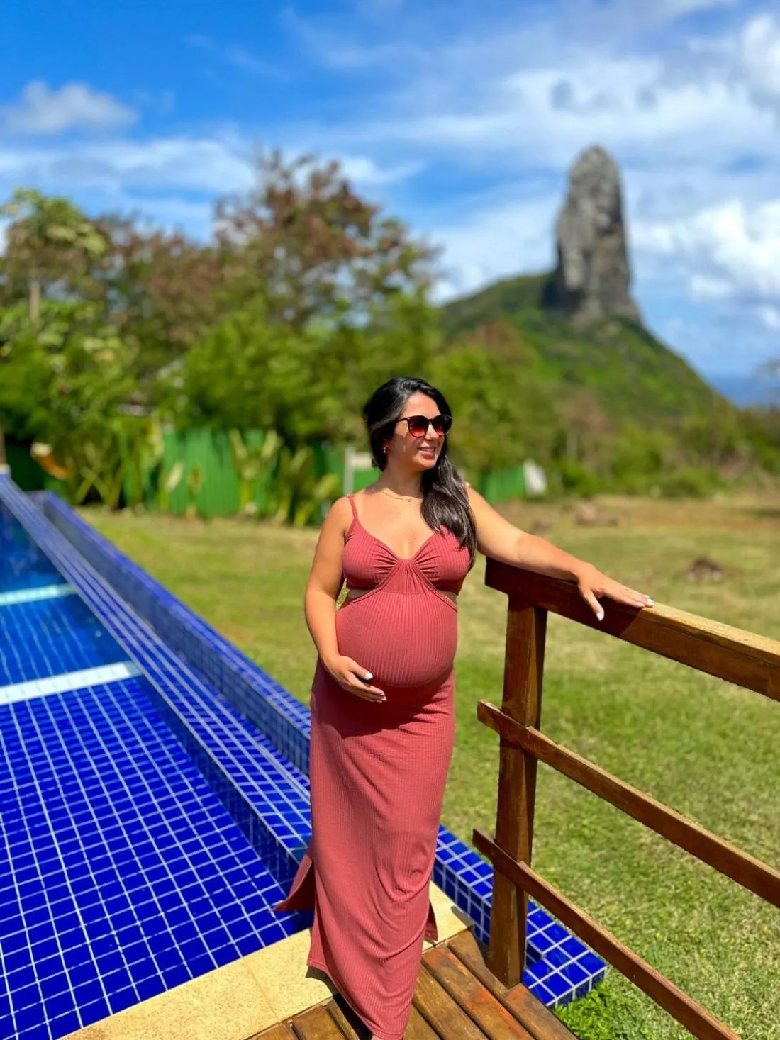 Swimming pool in Pousada Lua Bela