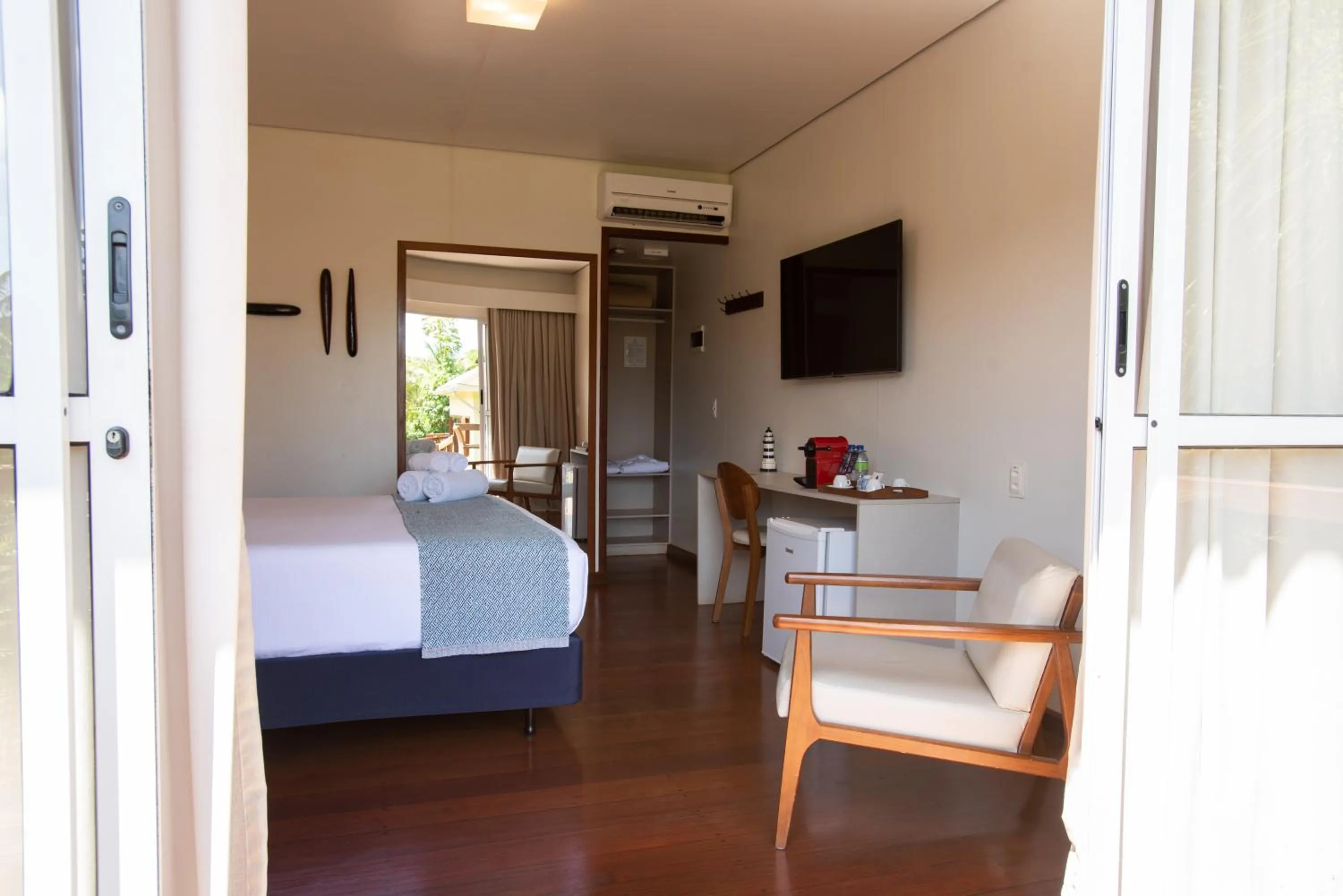 Bed in Pousada Lua Bela