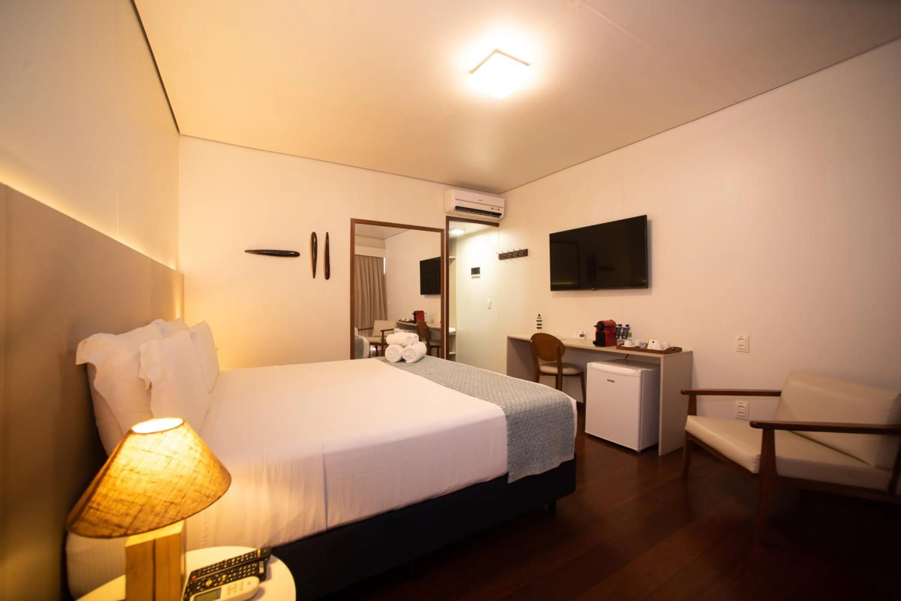 Bed in Pousada Lua Bela