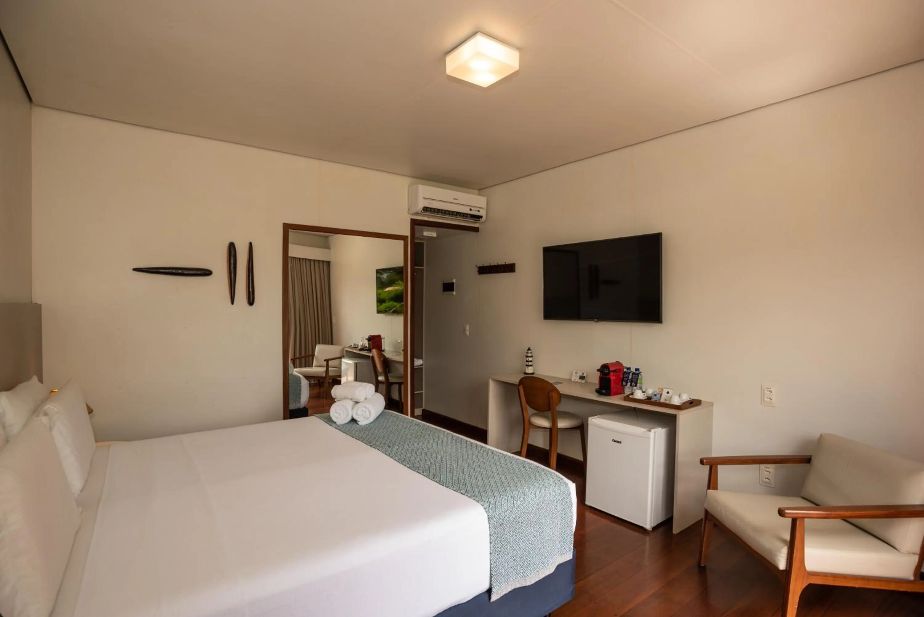 Bed in Pousada Lua Bela