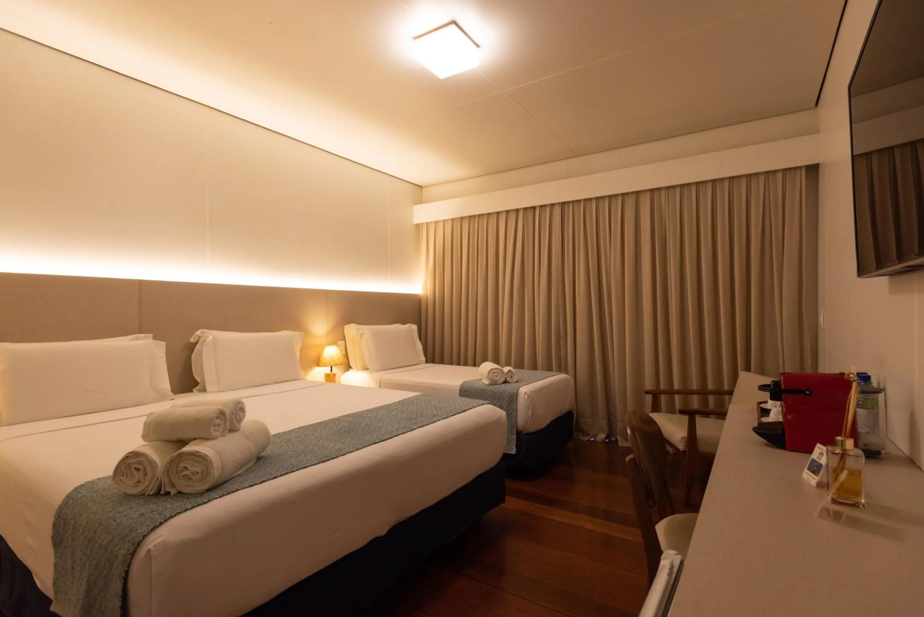 Bed in Pousada Lua Bela