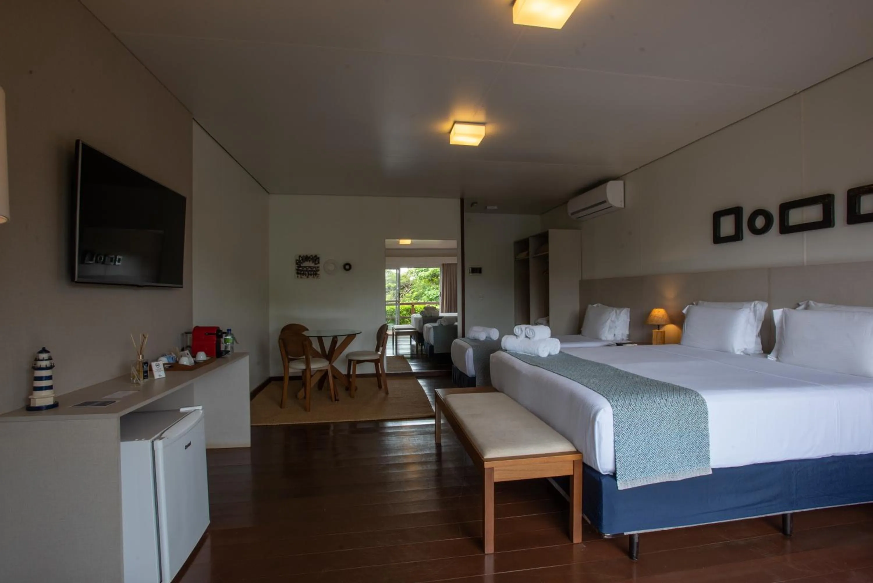 Bed in Pousada Lua Bela