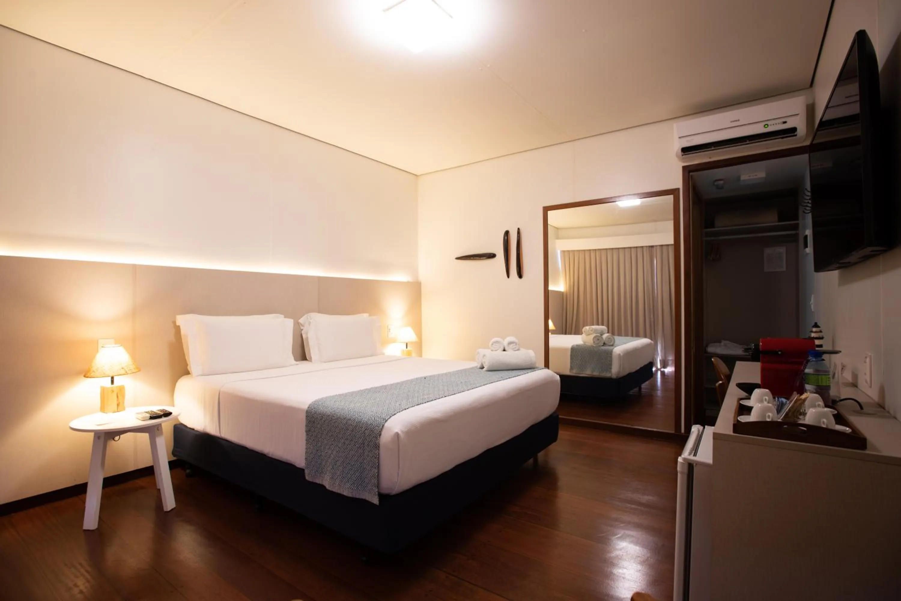 Bed in Pousada Lua Bela