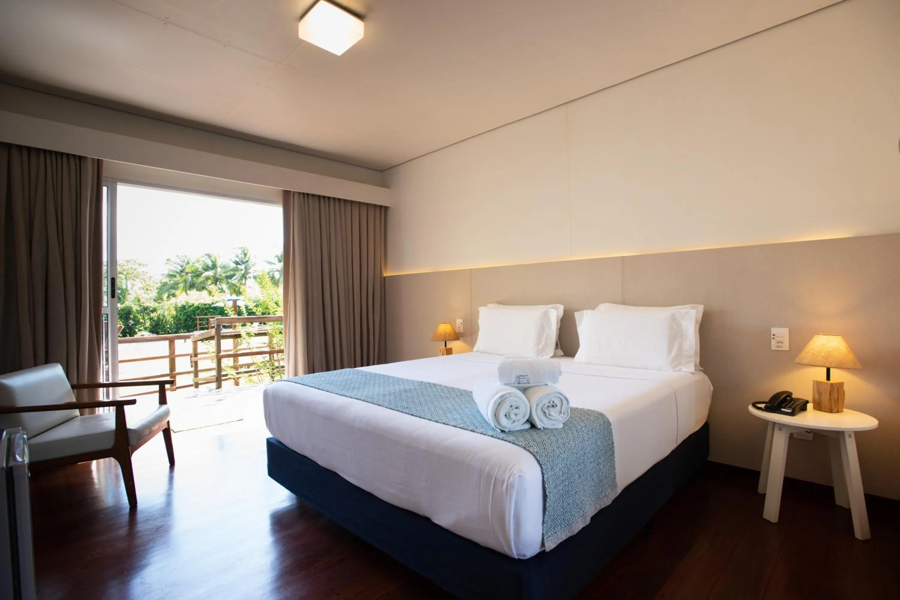 Bed in Pousada Lua Bela