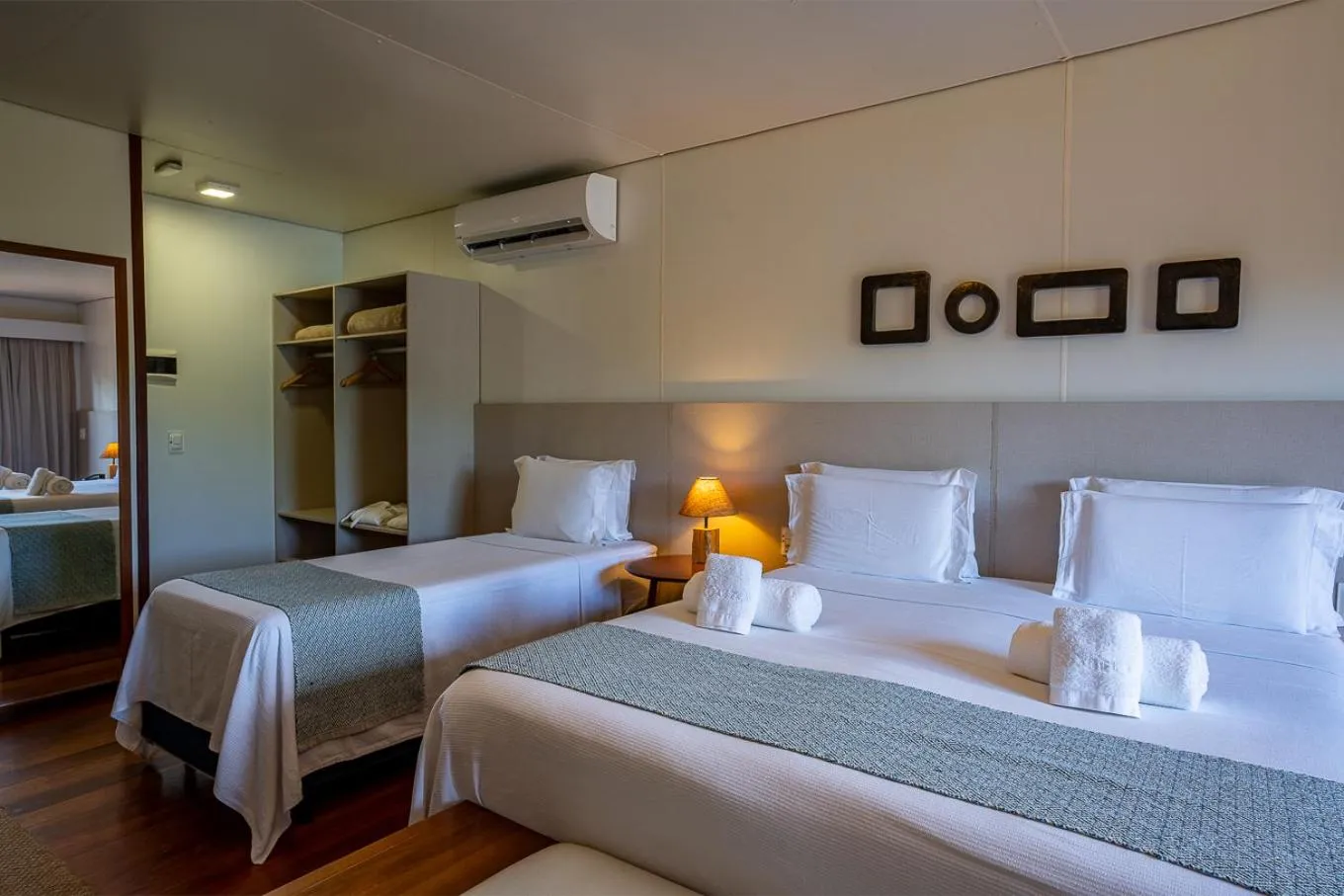 Bedroom, Bed in Pousada Lua Bela