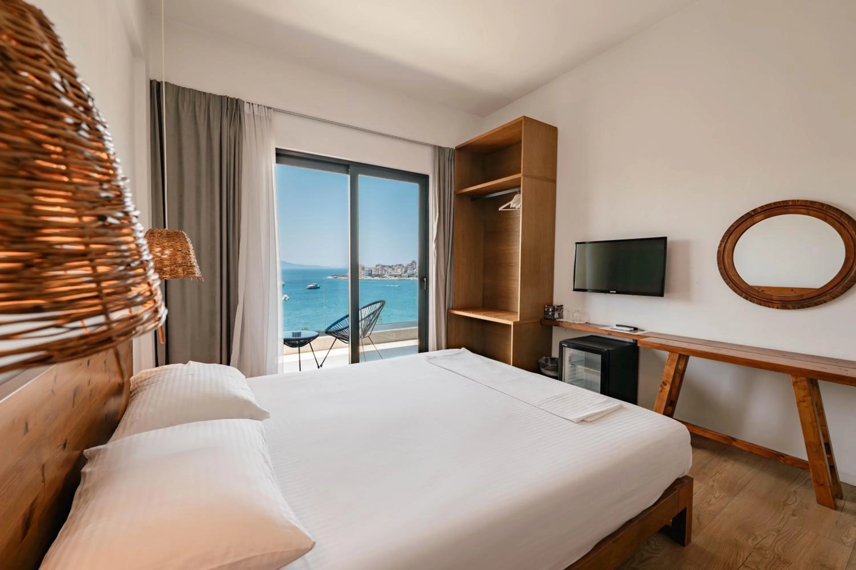 Bed in Kanes Bohemian Boutique Hotel