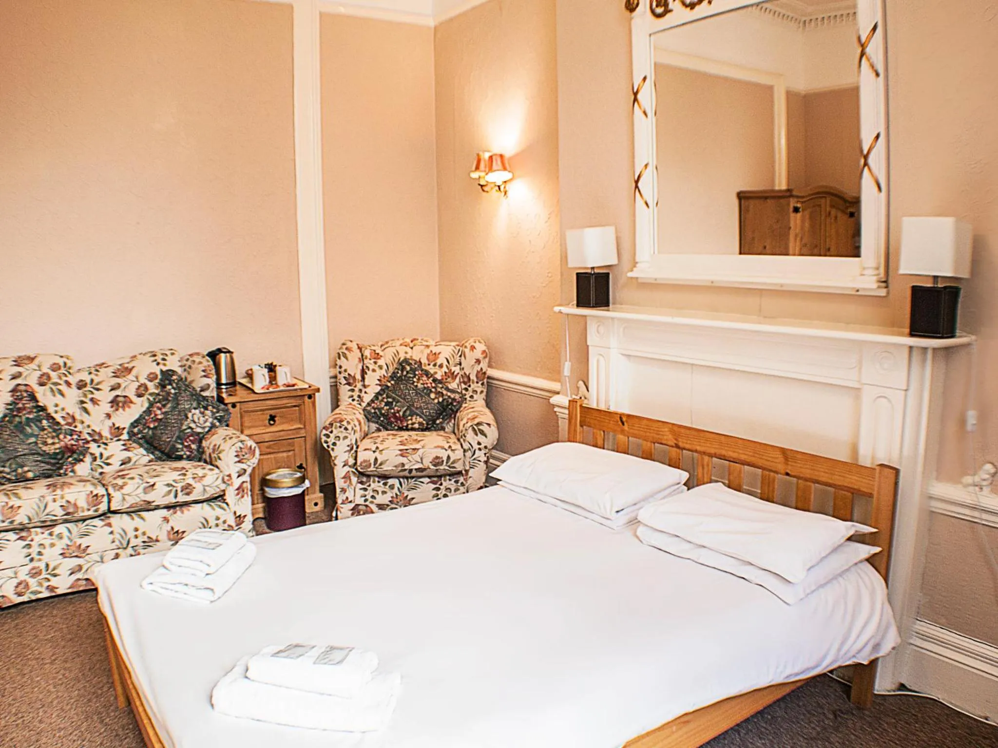 Bed in The Queensbury Hotel
