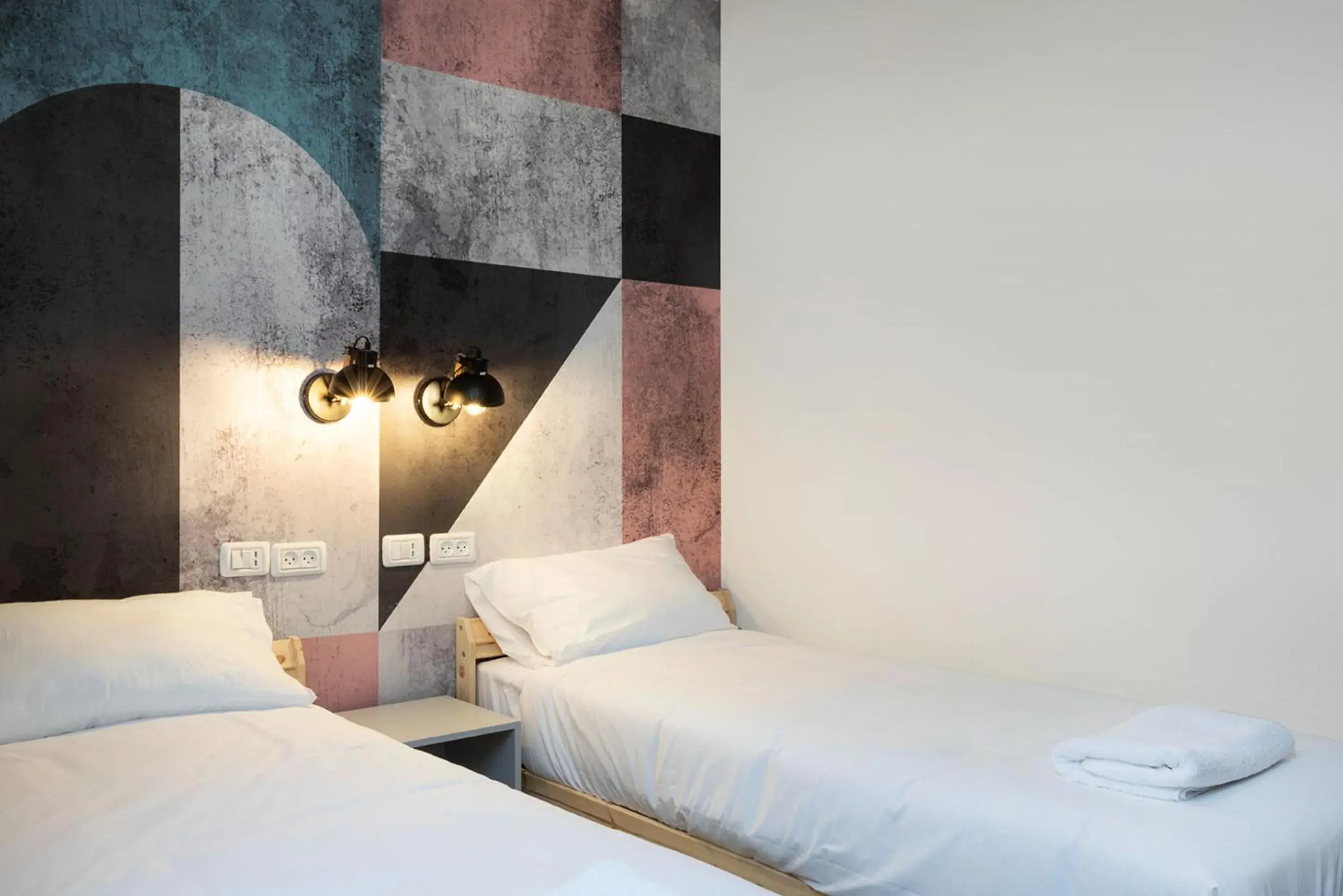 Twin Room with Shared Bathroom in The Spot Hostel Twin Room with Shared Bathroom in The Spot Hostel