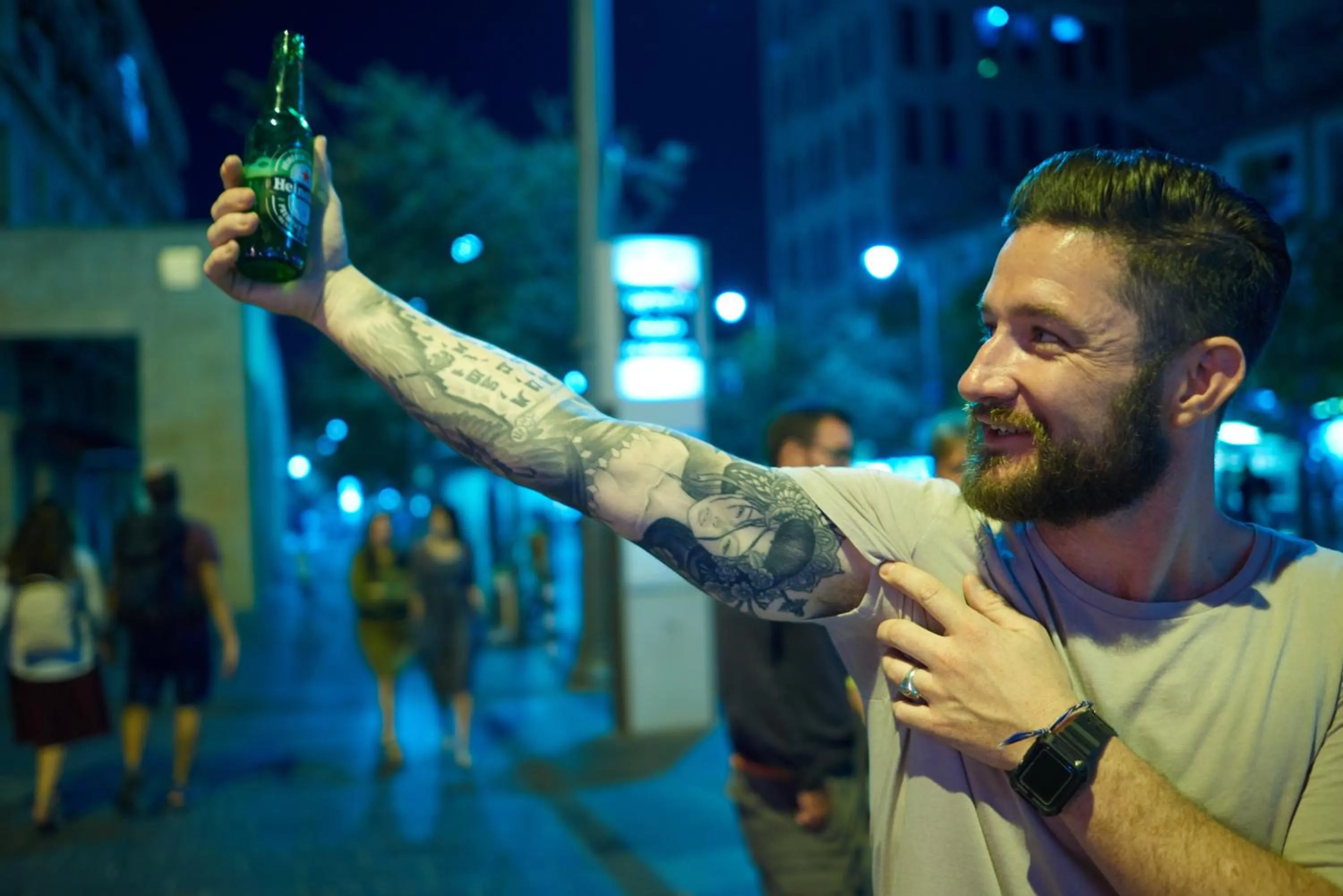 Evening entertainment in The Spot Hostel