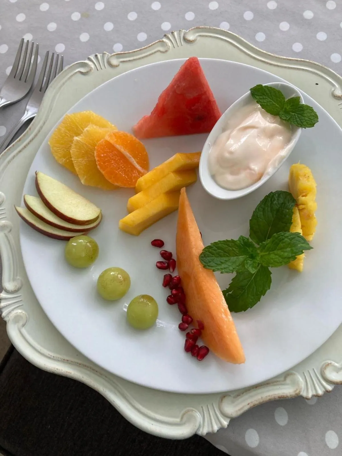 Breakfast in La Barune Guest House