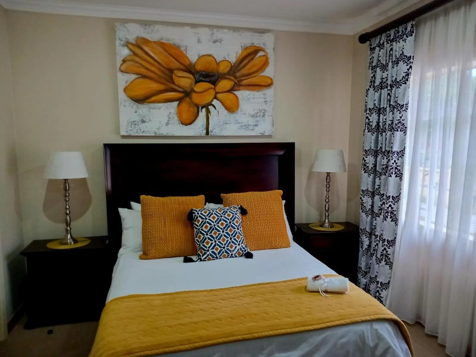 Bedroom, Bed in La Barune Guest House