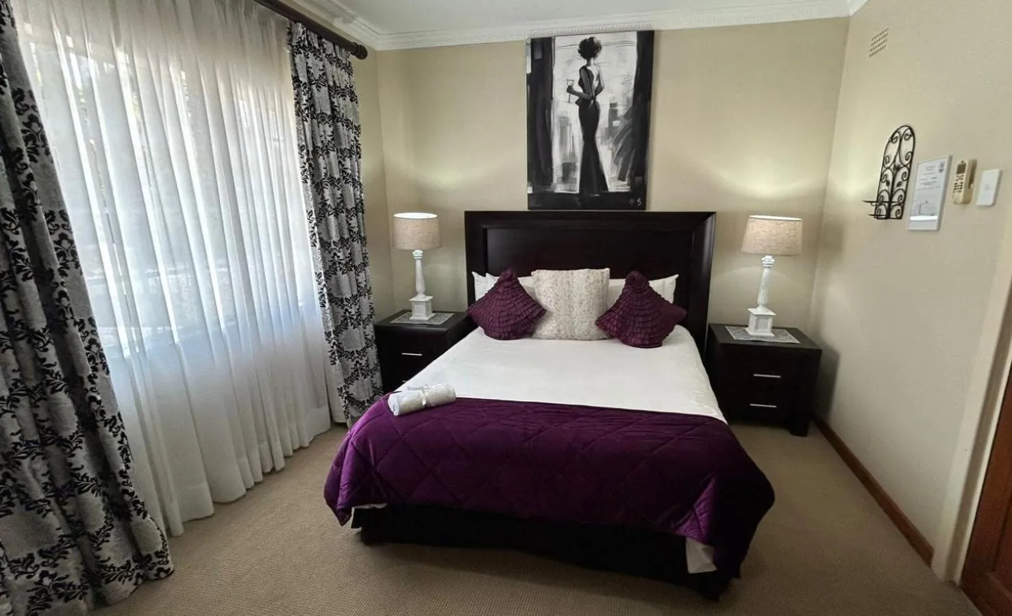 Bedroom, Bed in La Barune Guest House