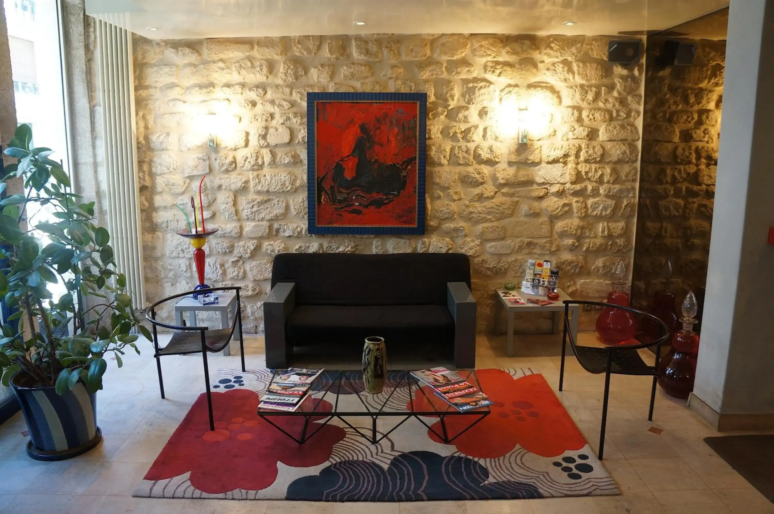 Lounge or bar in Hotel Danemark Lounge or bar in Hotel Danemark