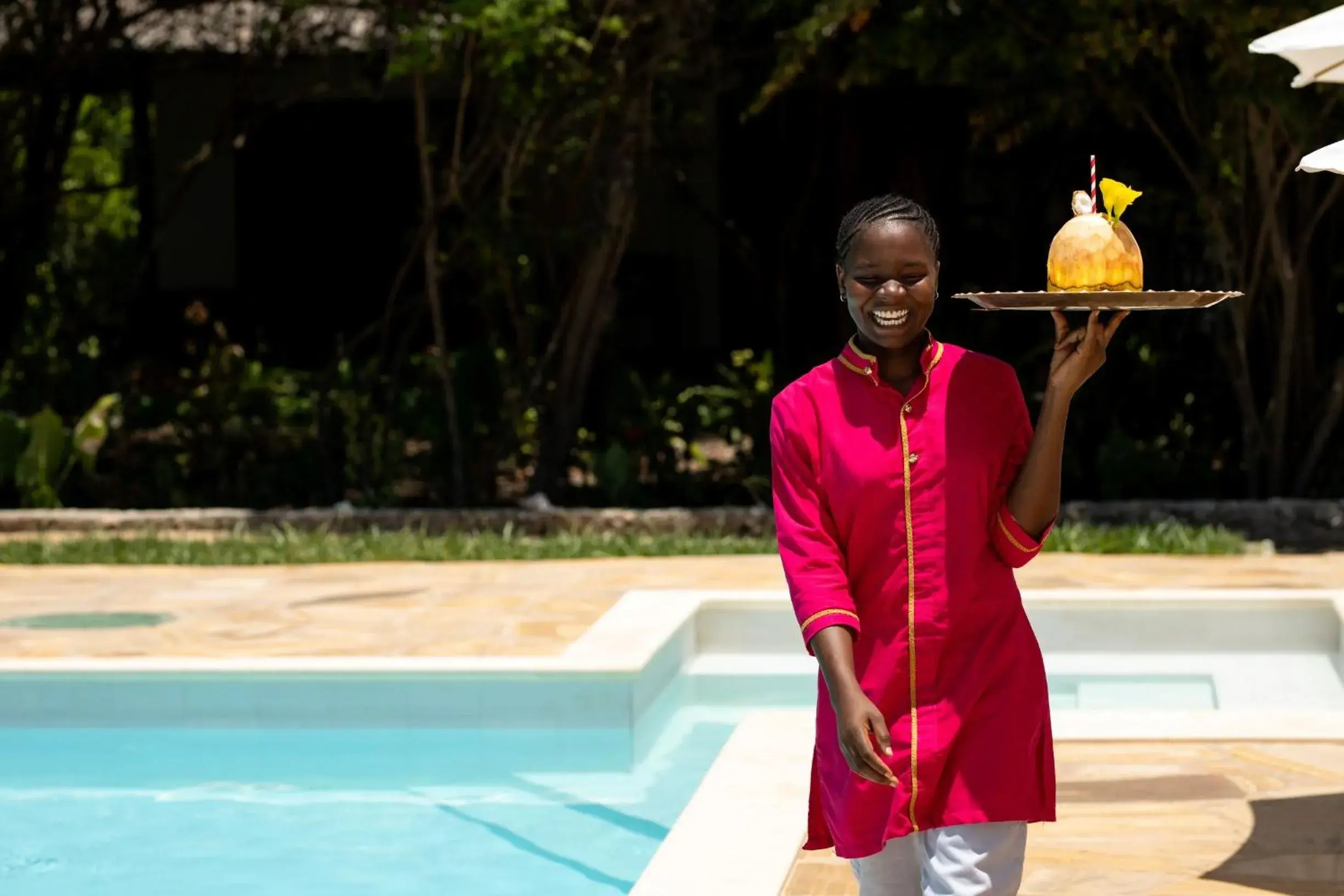 Swimming pool in Tikitam Palms Boutique Hotel Swimming pool in Tikitam Palms Boutique Hotel