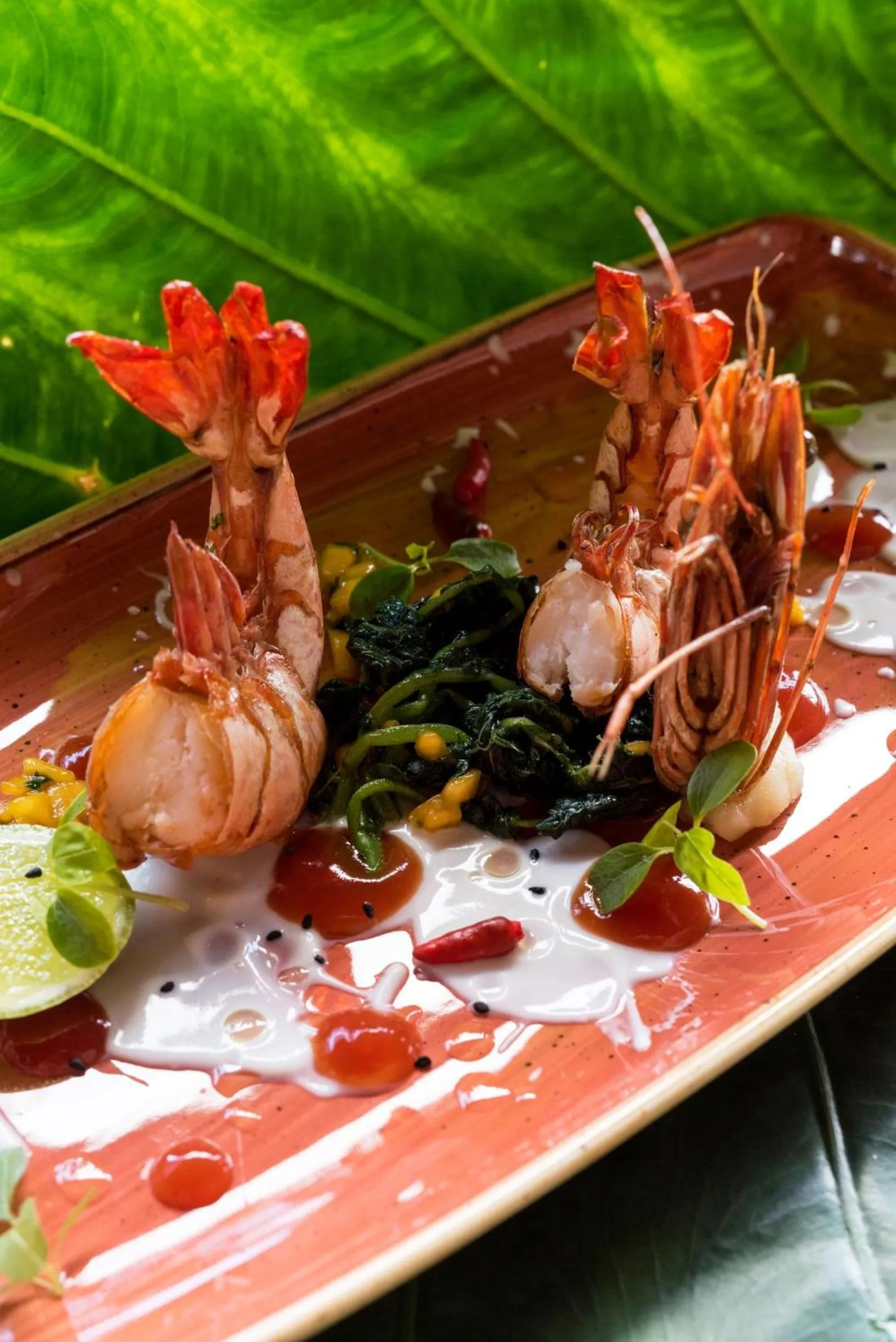 Food close-up in Tikitam Palms Boutique Hotel