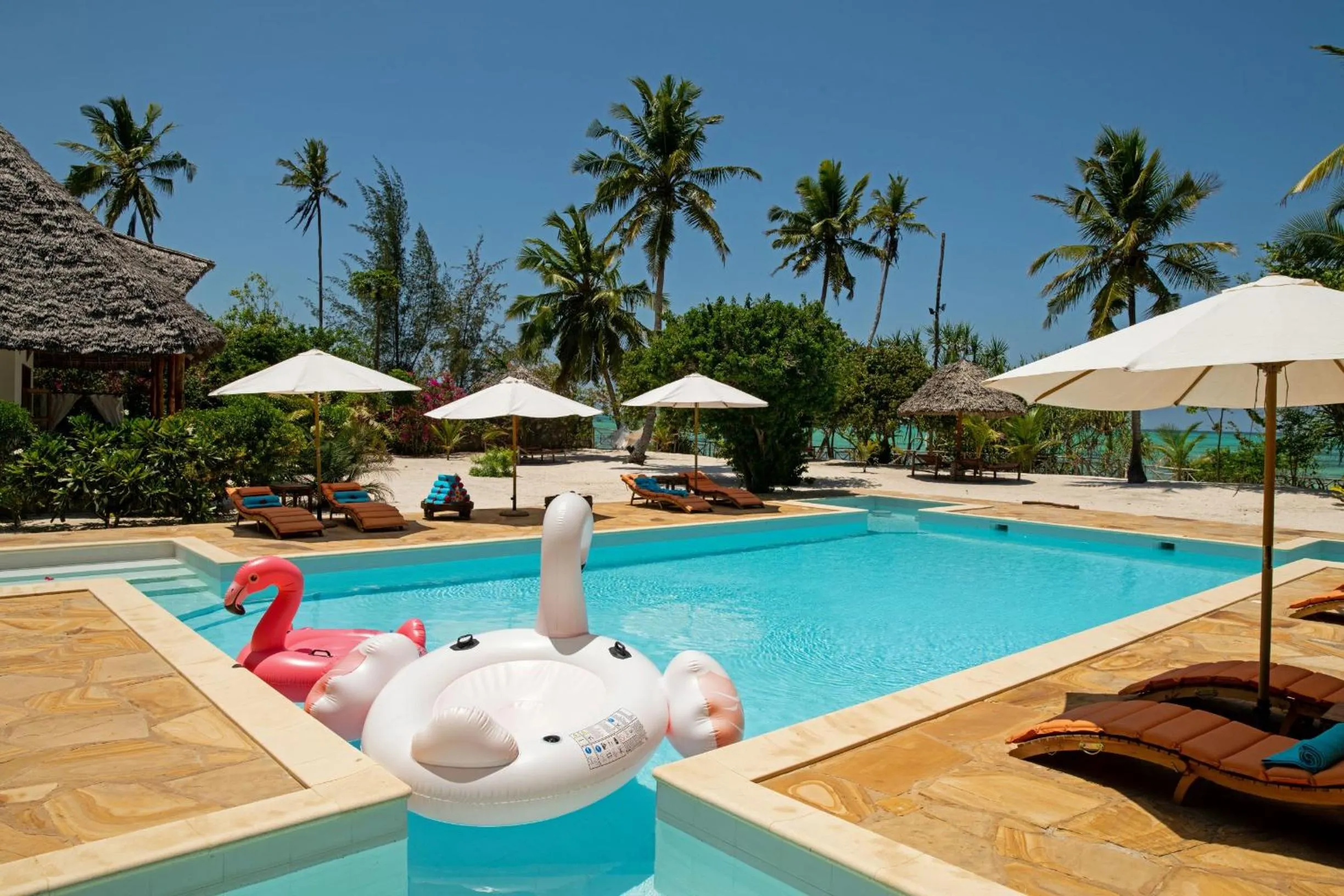 Swimming pool in Tikitam Palms Boutique Hotel
