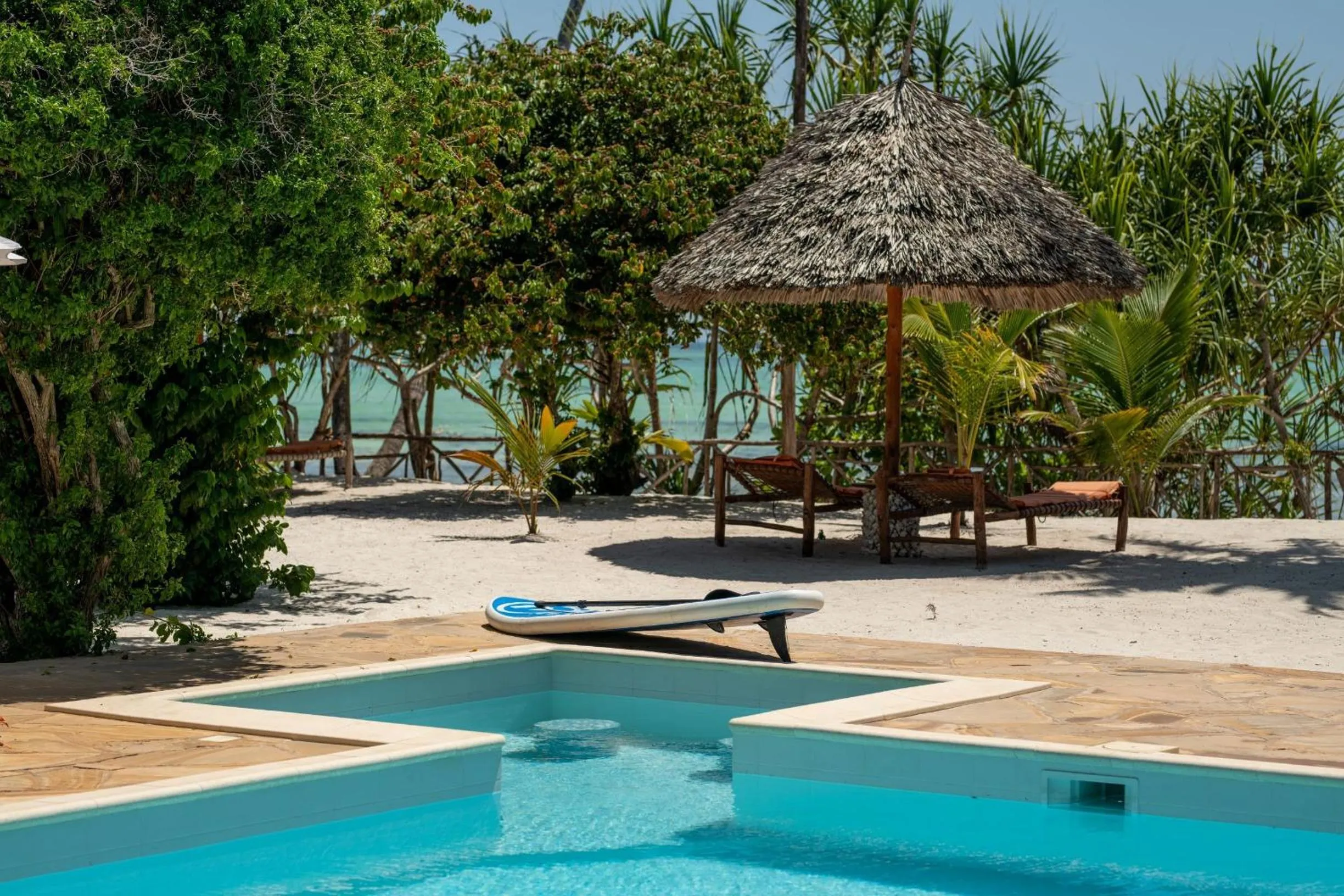 Swimming pool in Tikitam Palms Boutique Hotel