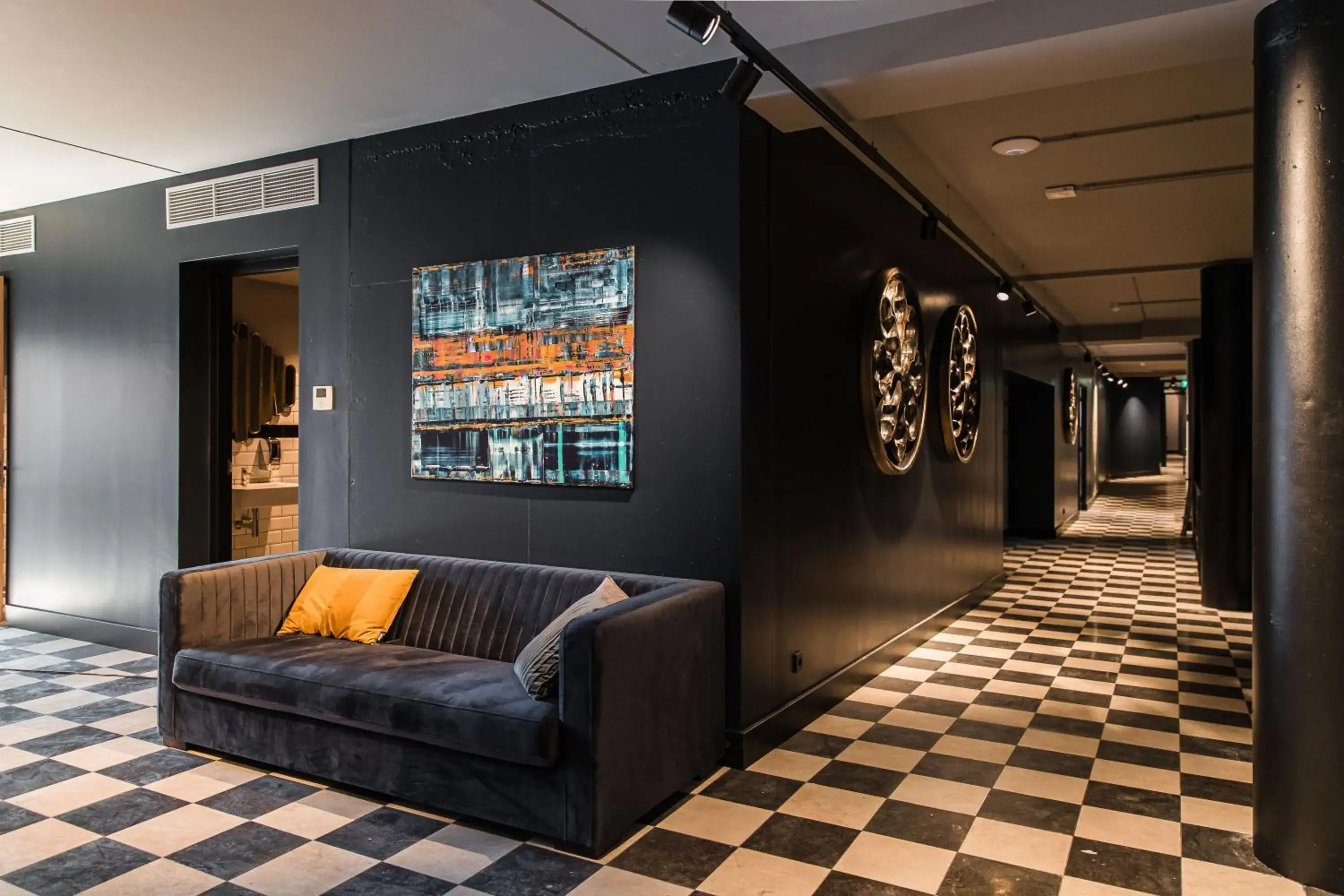 Lobby or reception in MERICI Hotel Sittard Lobby or reception in MERICI Hotel Sittard