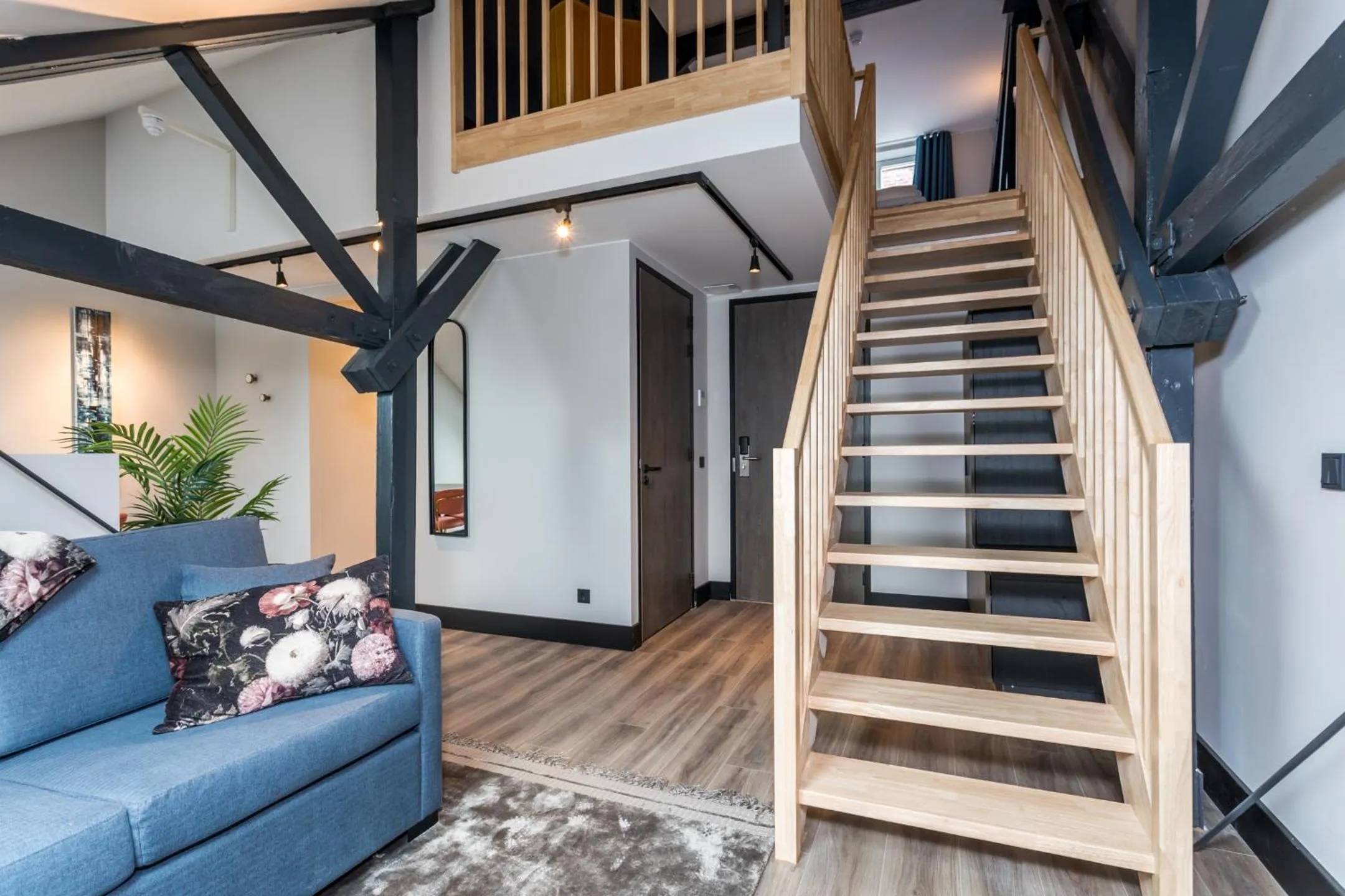 Seating area in MERICI Hotel Sittard