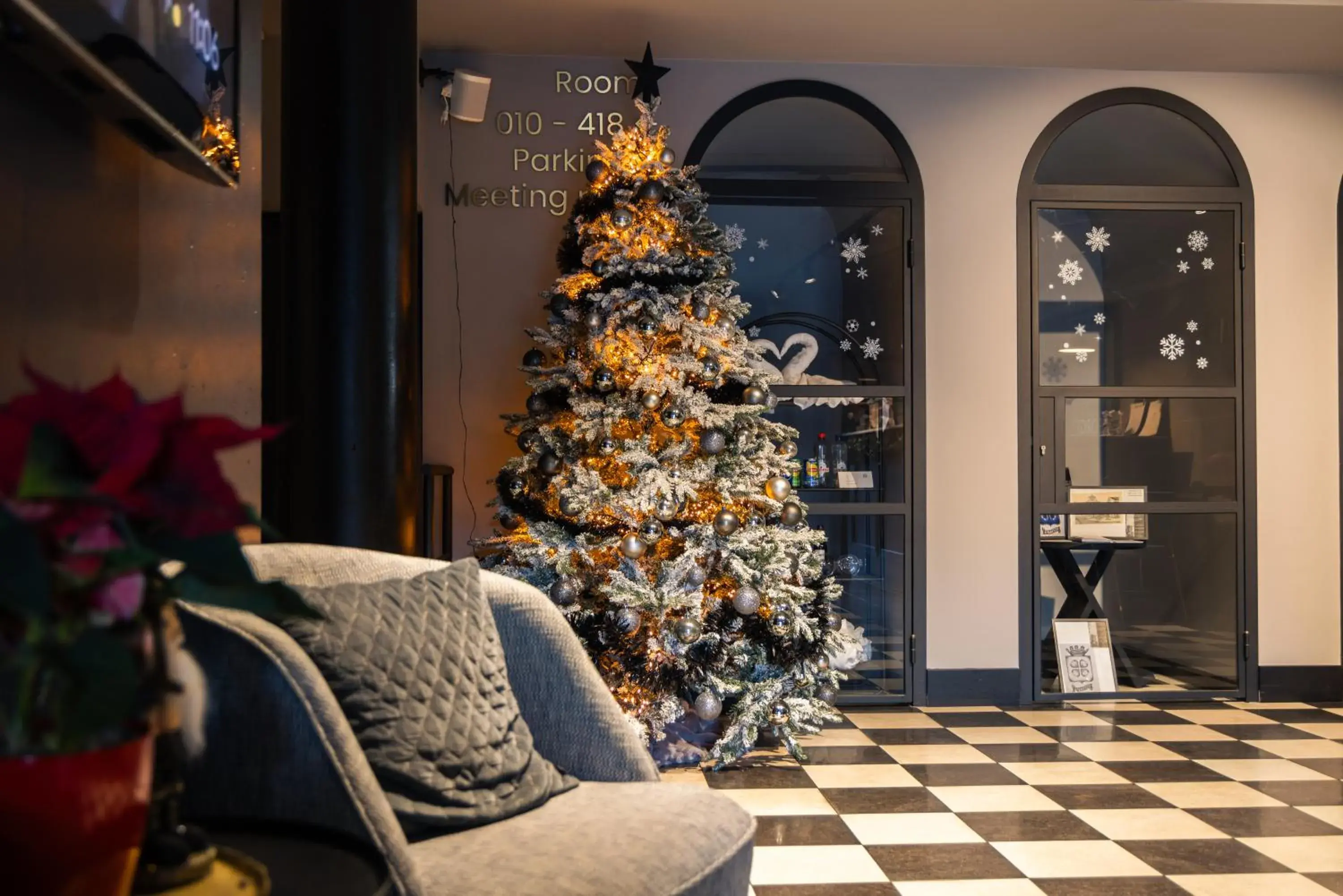 Lobby or reception in MERICI Hotel Sittard Lobby or reception in MERICI Hotel Sittard