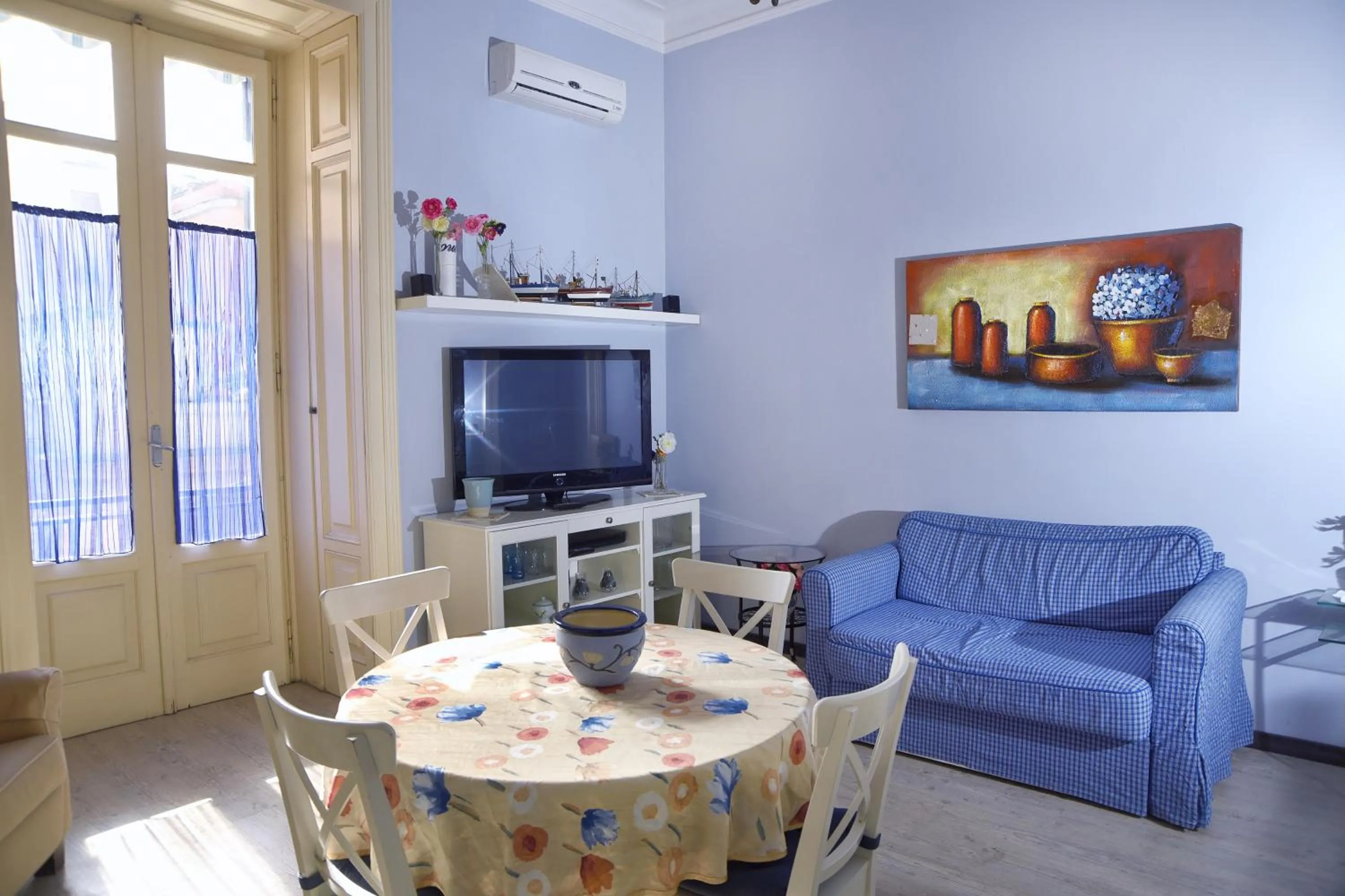 Seating area in La Dimora Luca Giordano