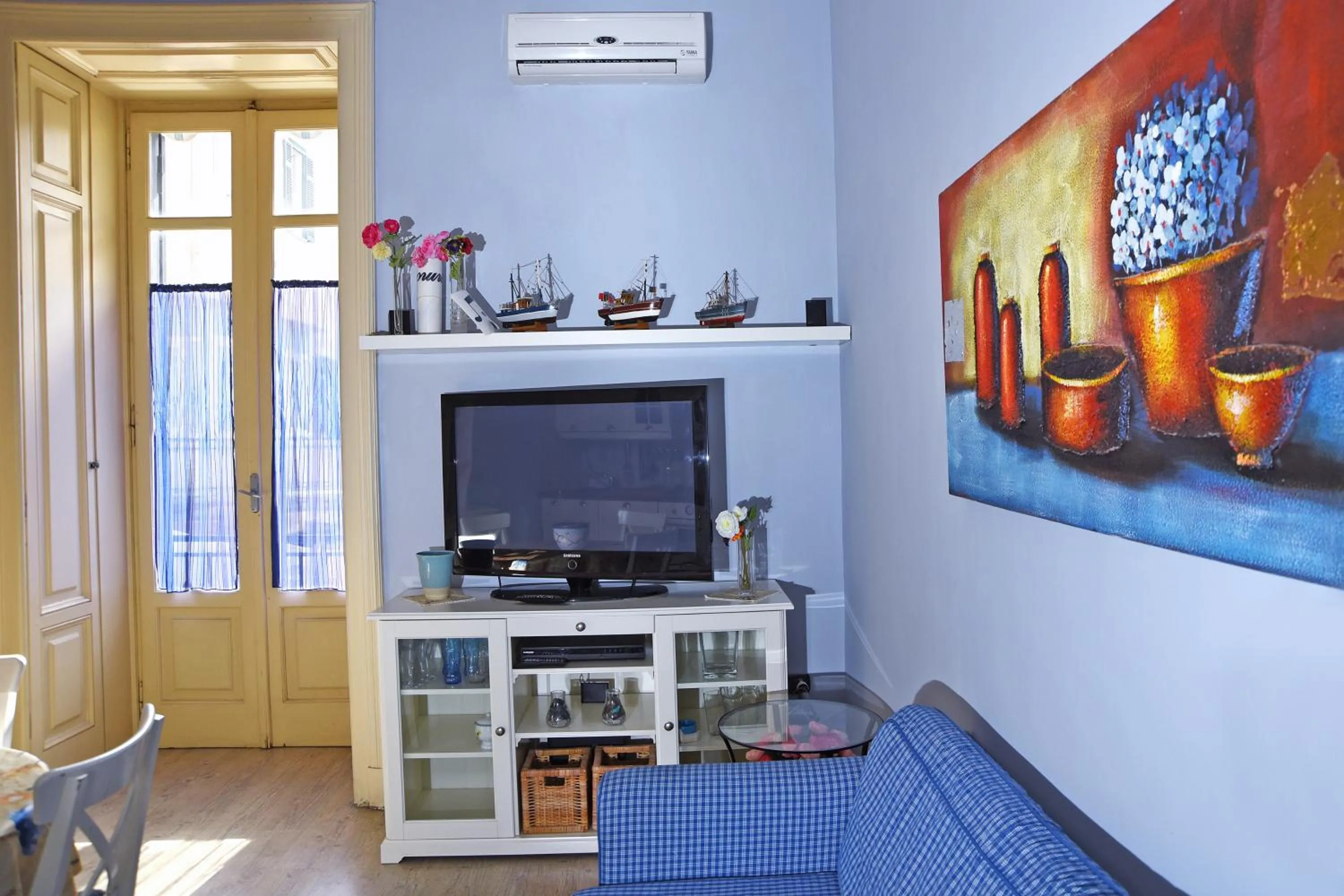 Living room in La Dimora Luca Giordano